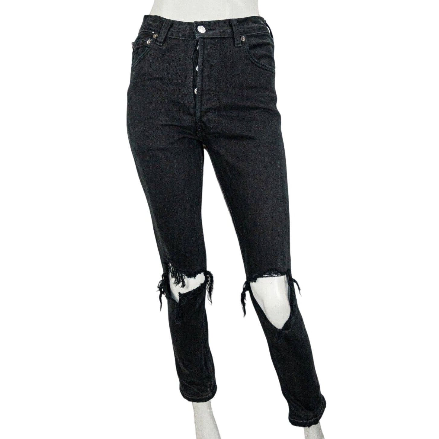 RE/DONE RE/DONE x Levi's the High Rise Denim Jeans Button Fly Size 26" / US 2 / IT 38 - 3 Thumbnail