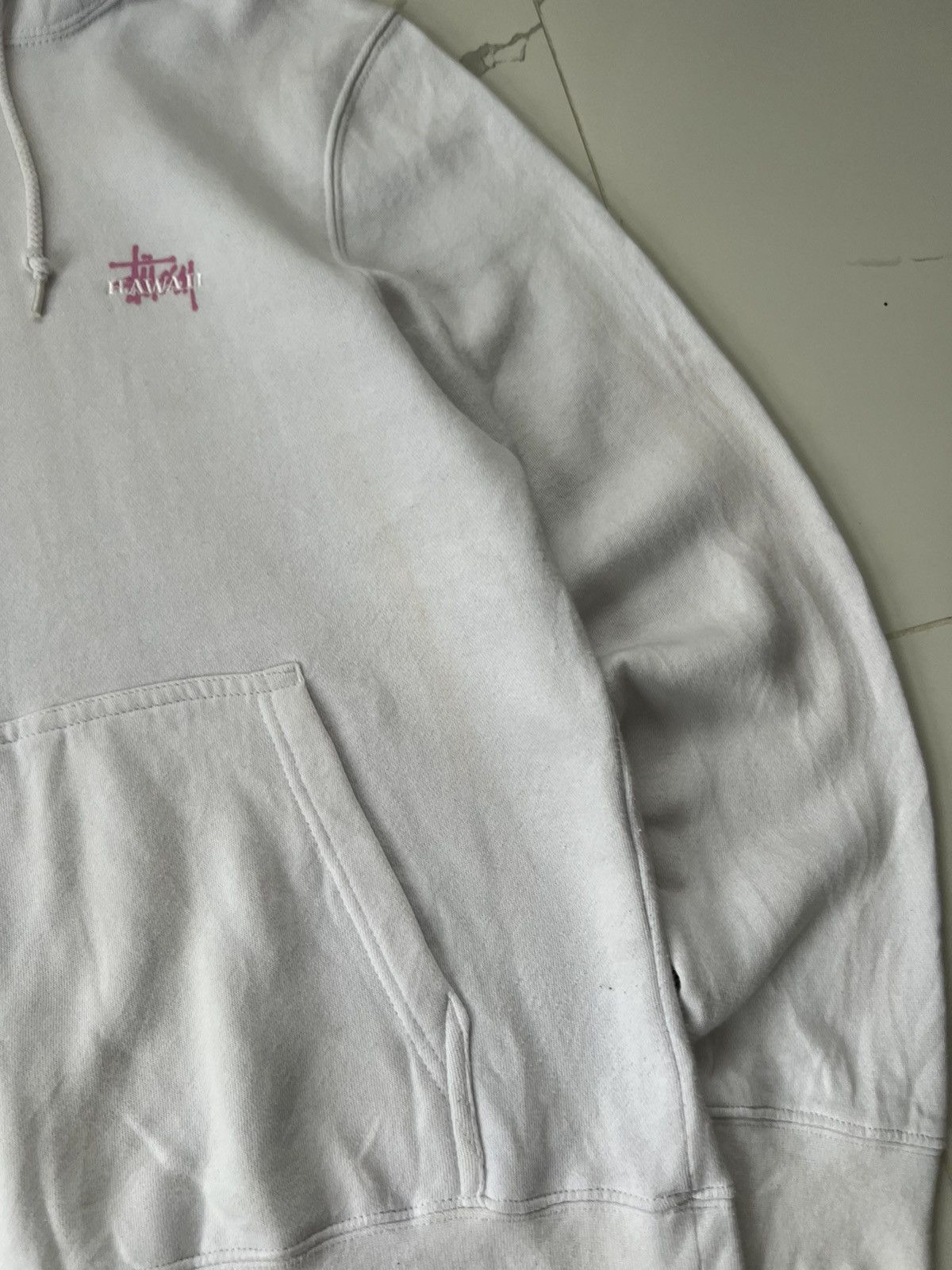 Stussy × Vintage 90's STUSSY HAWAII Y2K SMALL LOGO HOODIE RARE RETRO Size US S / EU 44-46 / 1 - 4 Thumbnail