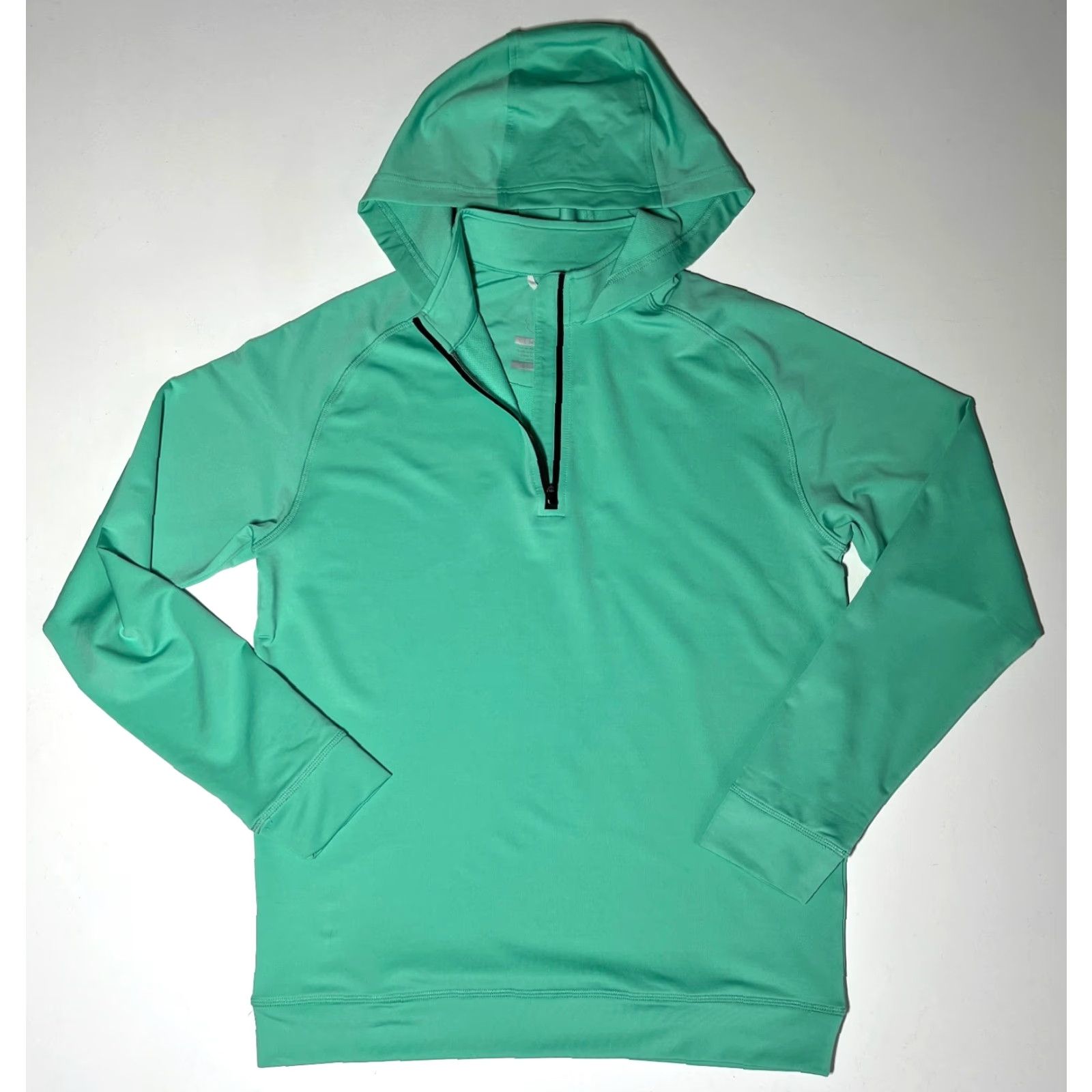 Vintage Swannies Men’s Vandyke Golf Hoodie M Green 1/4 Zip Hooded Lightweight Stretch Polo Shirt Sports City Mens Size US M / EU 48-50 / 2 - 4 Thumbnail