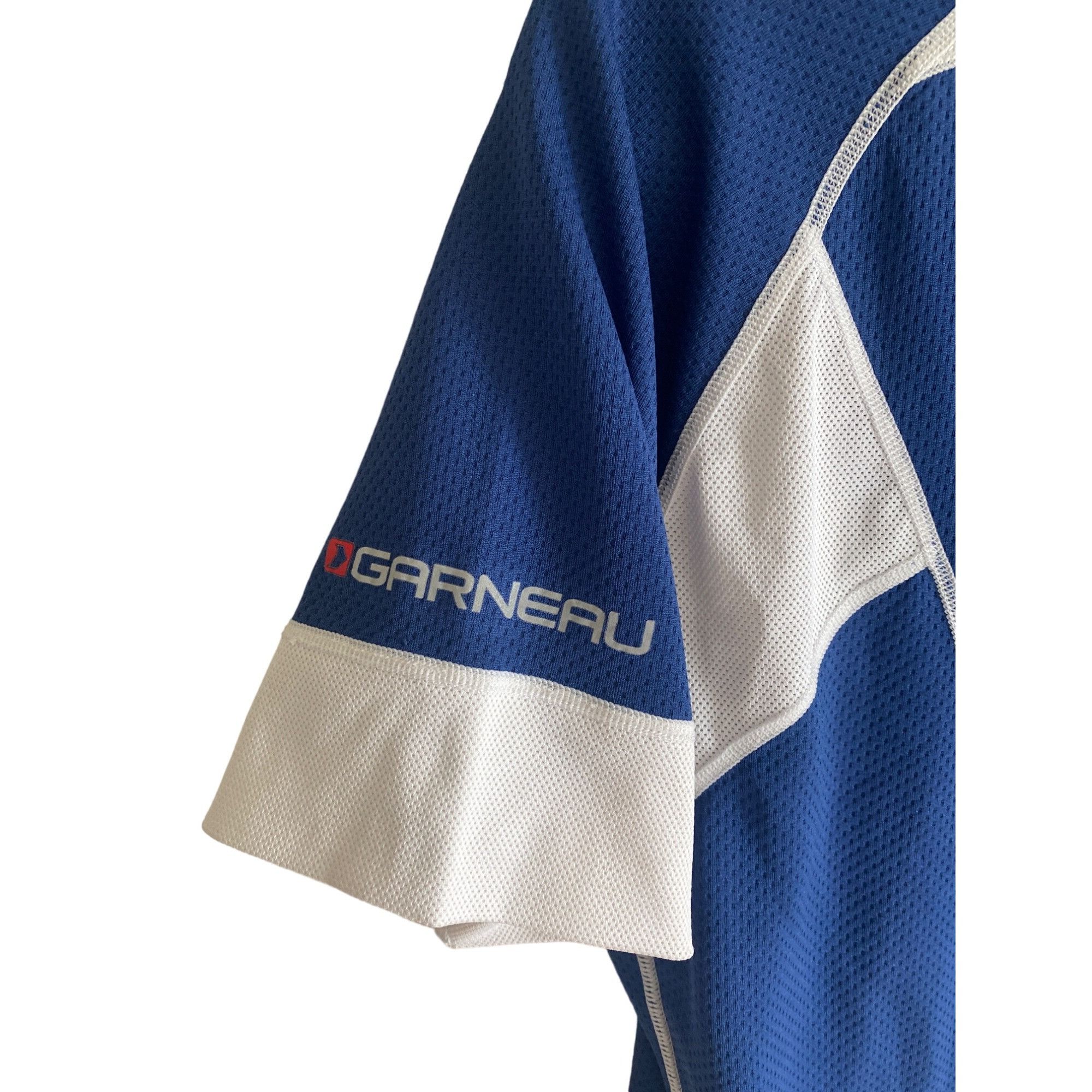 Other Louis Garneau Cycling Jersey Men’s XL Blue/White Full Zip Sh Size US XL / EU 56 / 4 - 5 Thumbnail