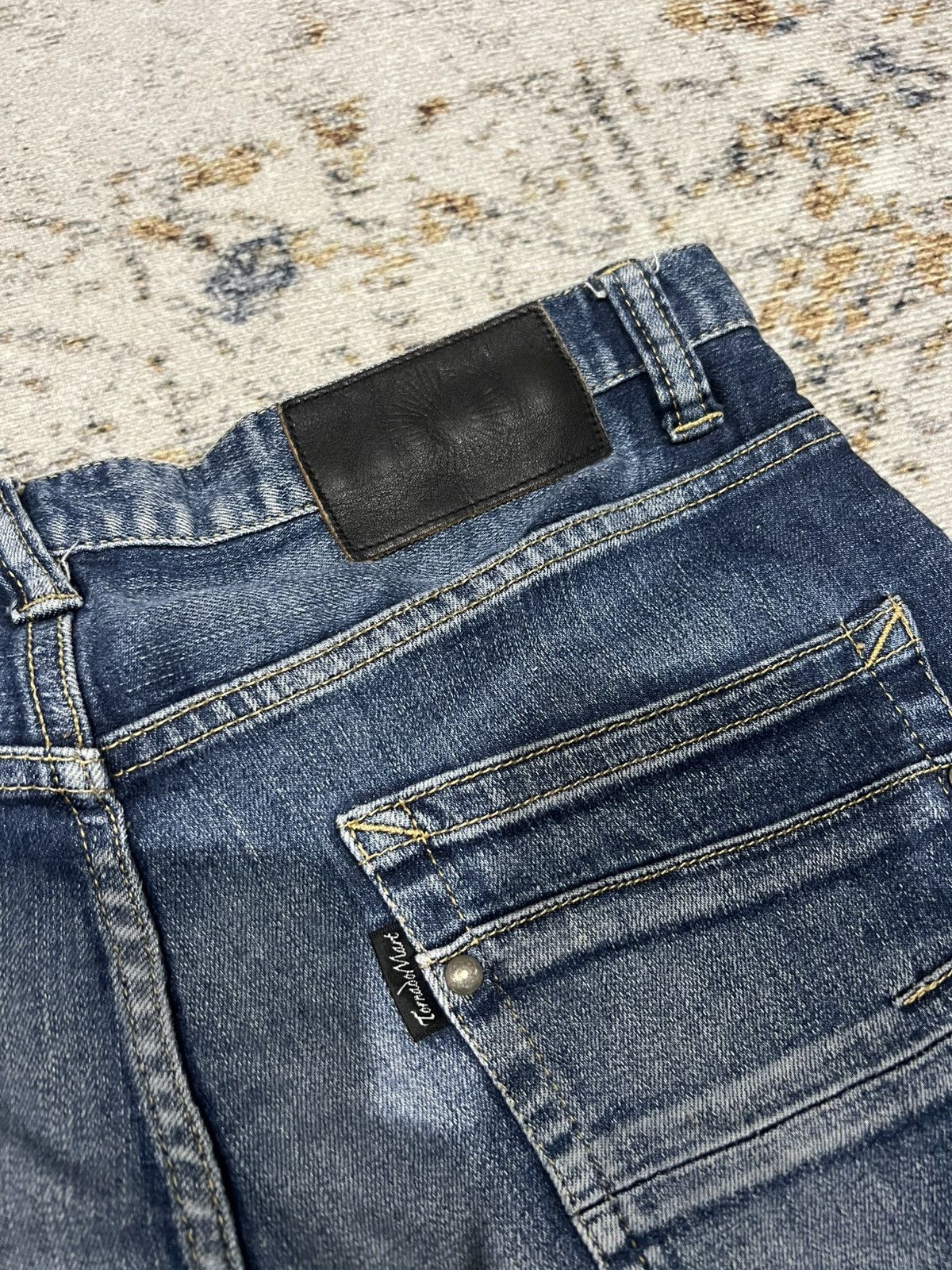 If Six Was Nine × Le Grande Bleu (L.G.B.) × Tornado Mart Tornado Mart Wishkered Denim Size US 29 - 5 Thumbnail
