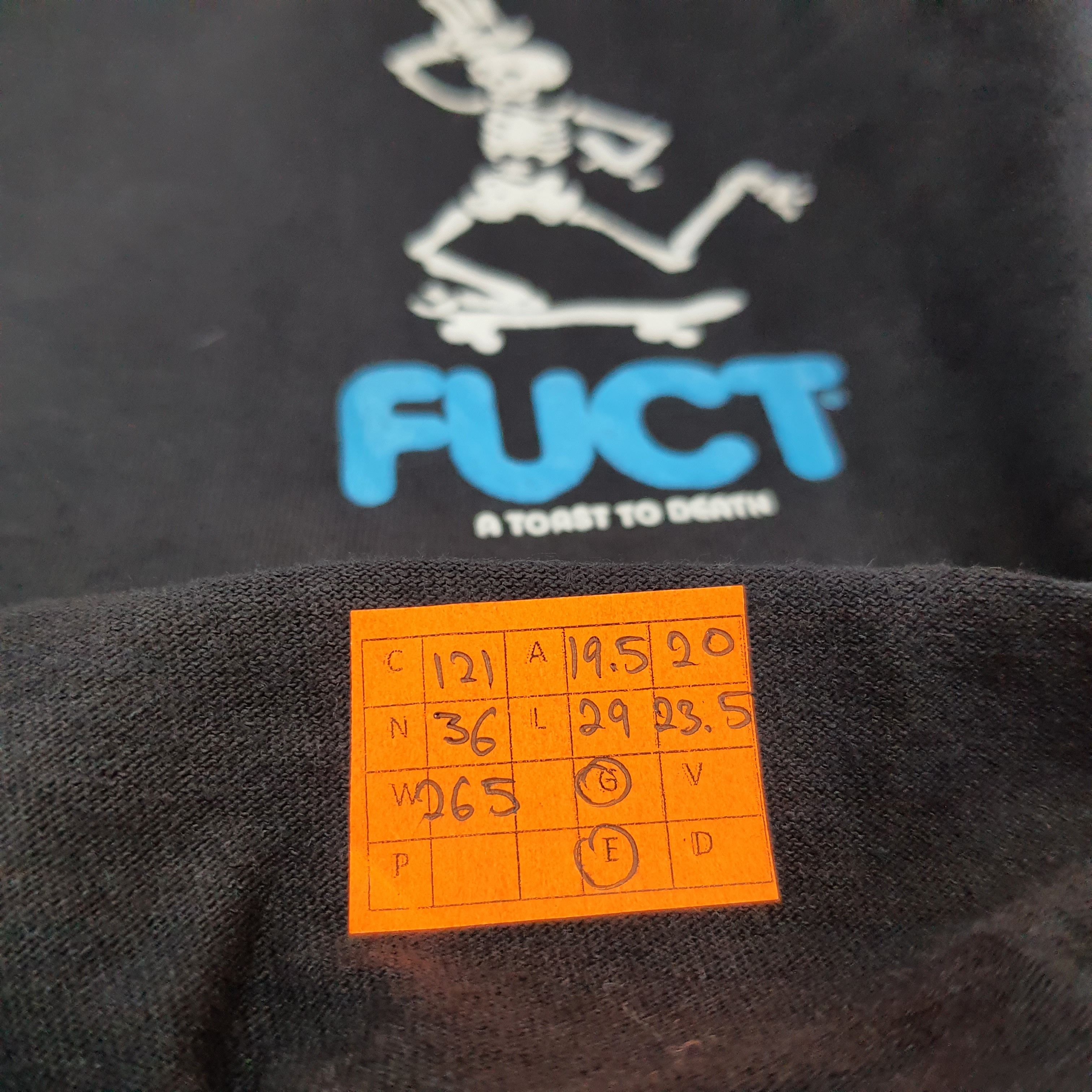 FUCT × Vintage Vintage FUCT A Toast To Death Skate T-shirt Size US M / EU 48-50 / 2 - 8 Thumbnail