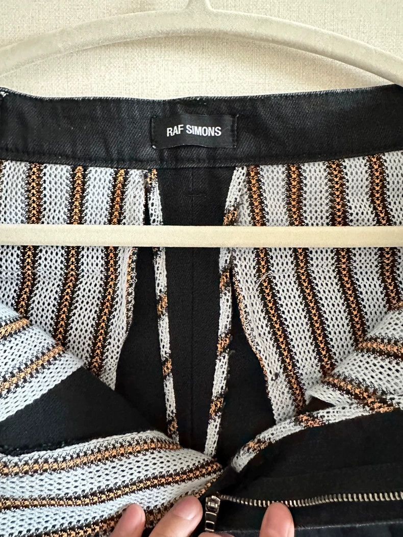 Raf Simons Raf simons Classic black and white LOGO black denim shorts Size US 28 / EU 44 - 3 Thumbnail