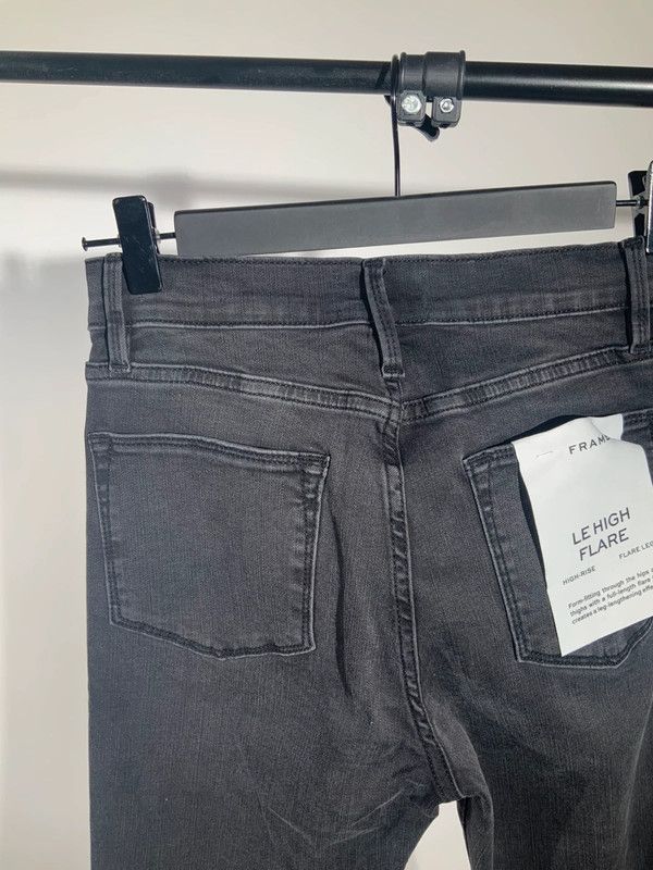 Frame Jean flare gris foncé FRAME – modèle "Le High Flare" Size 28" / US 6 / IT 42 - 5 Thumbnail