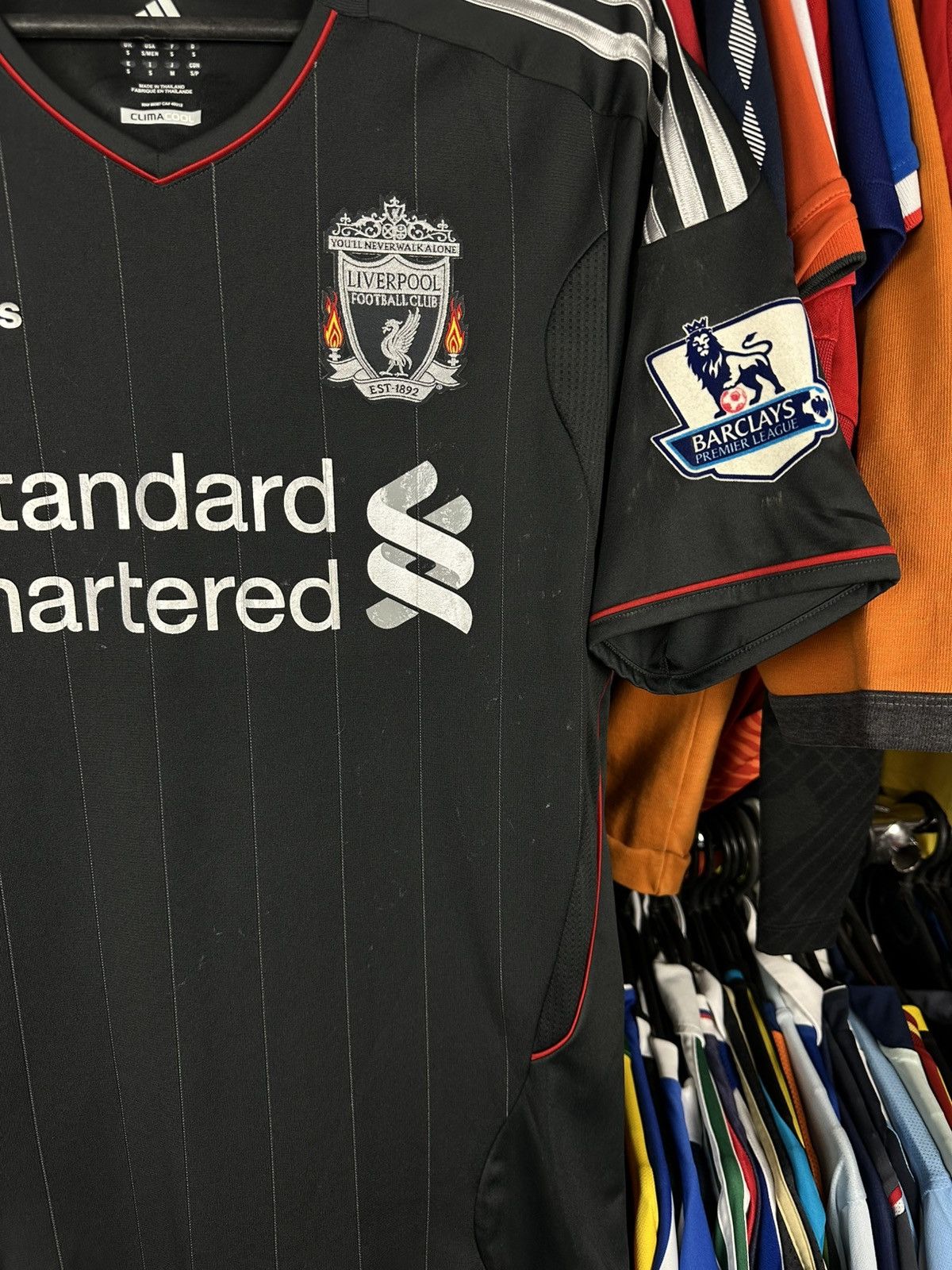 Adidas Liverpool 2011 2102 Away Football Shirt Soccer Jersey Adidas Size US S / EU 44-46 / 1 - 3 Thumbnail