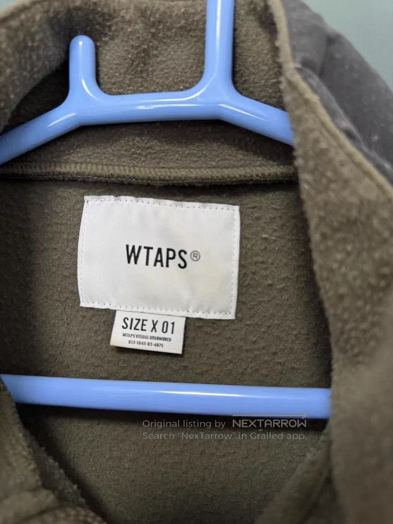 Wtaps Wtaps Half-Zip Fleece Hoodie Size US S / EU 44-46 / 1 - 8 Thumbnail