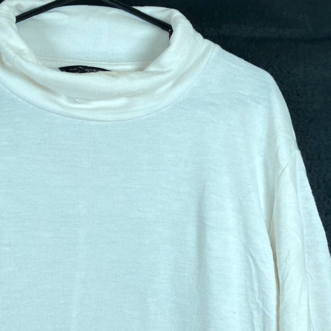 Banana Republic Banana Republic Womens Sweater Cream High Neck Long Loose Sleeve Soft Stretch M Size M / US 6-8 / IT 42-44 - 5 Thumbnail