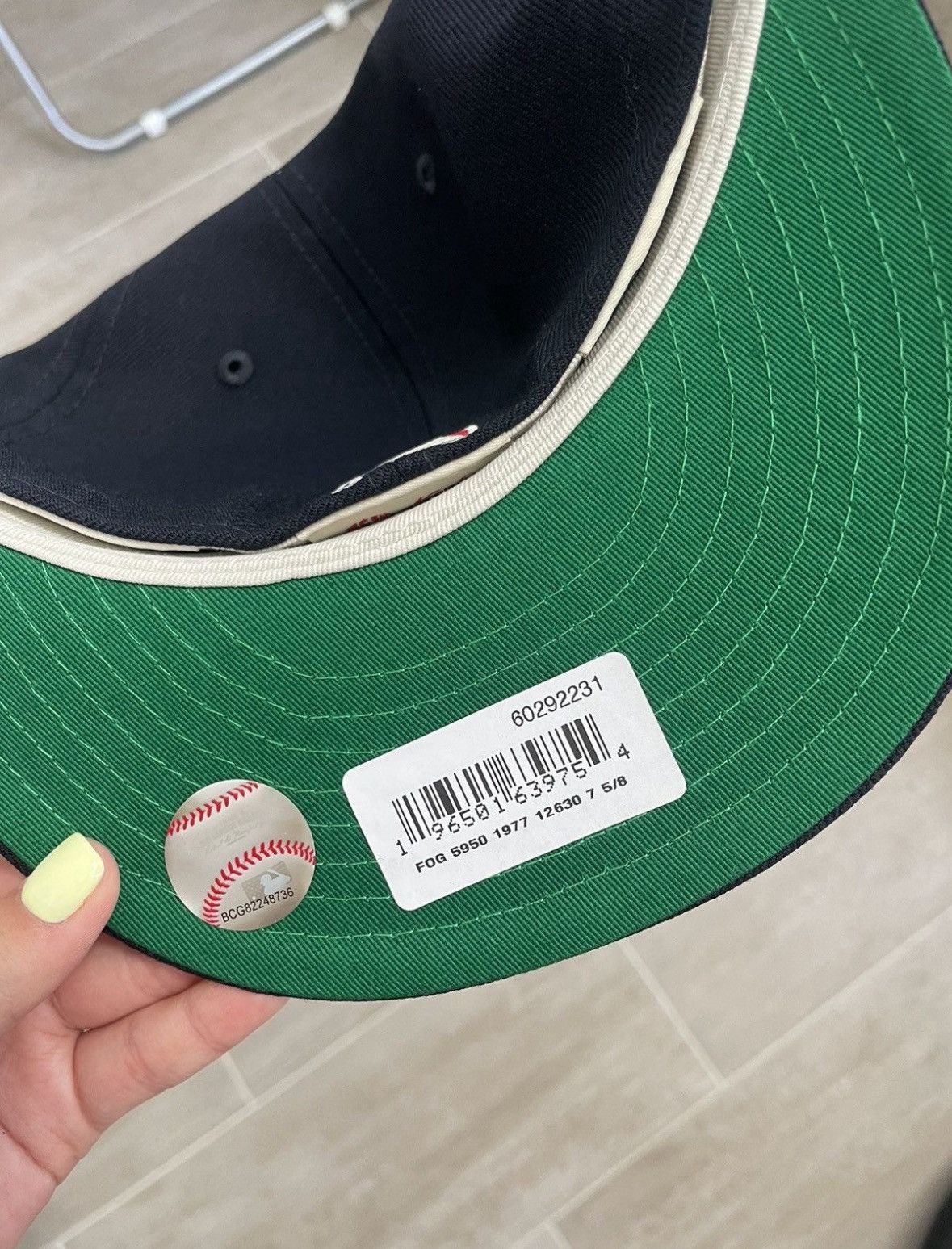 Fear of God × New Era 7 5/8 New Era Fear of God Essentials Fitted Cap Size ONE SIZE - 4 Thumbnail