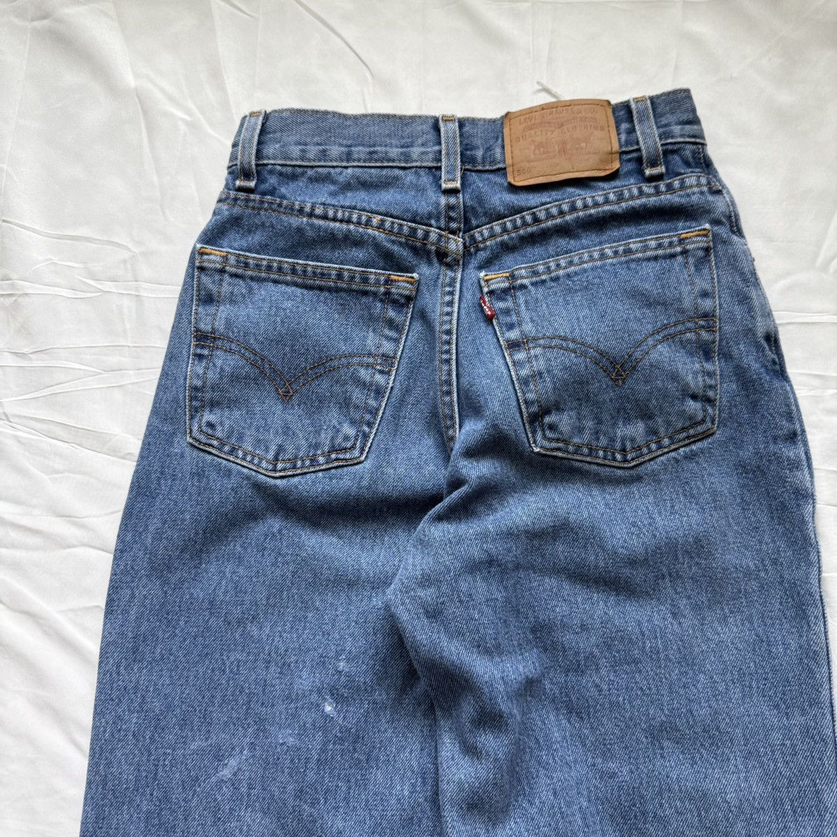 Levi's Vintage Clothing Levi’s 550 Slim Fit Jeans Youth Girls – Size 14 Medium Wash Size 36" / US 14 / IT 50 - 3 Thumbnail