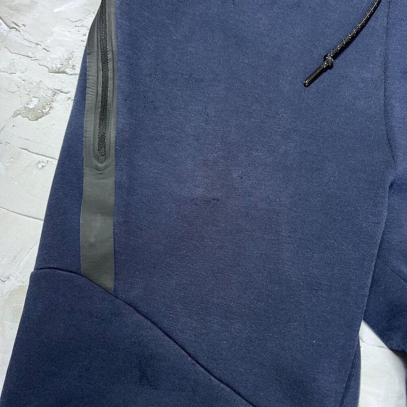 Nike Nike Tech Fleece Jogger Navy Short Cargo Zip Pocket Size L Size US 31 - 4 Thumbnail
