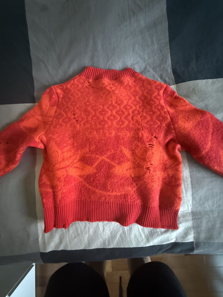 LUU DAN LU'U DAN Orange & Red Shrunk Sweater Size US S / EU 44-46 / 1 - 4 Thumbnail