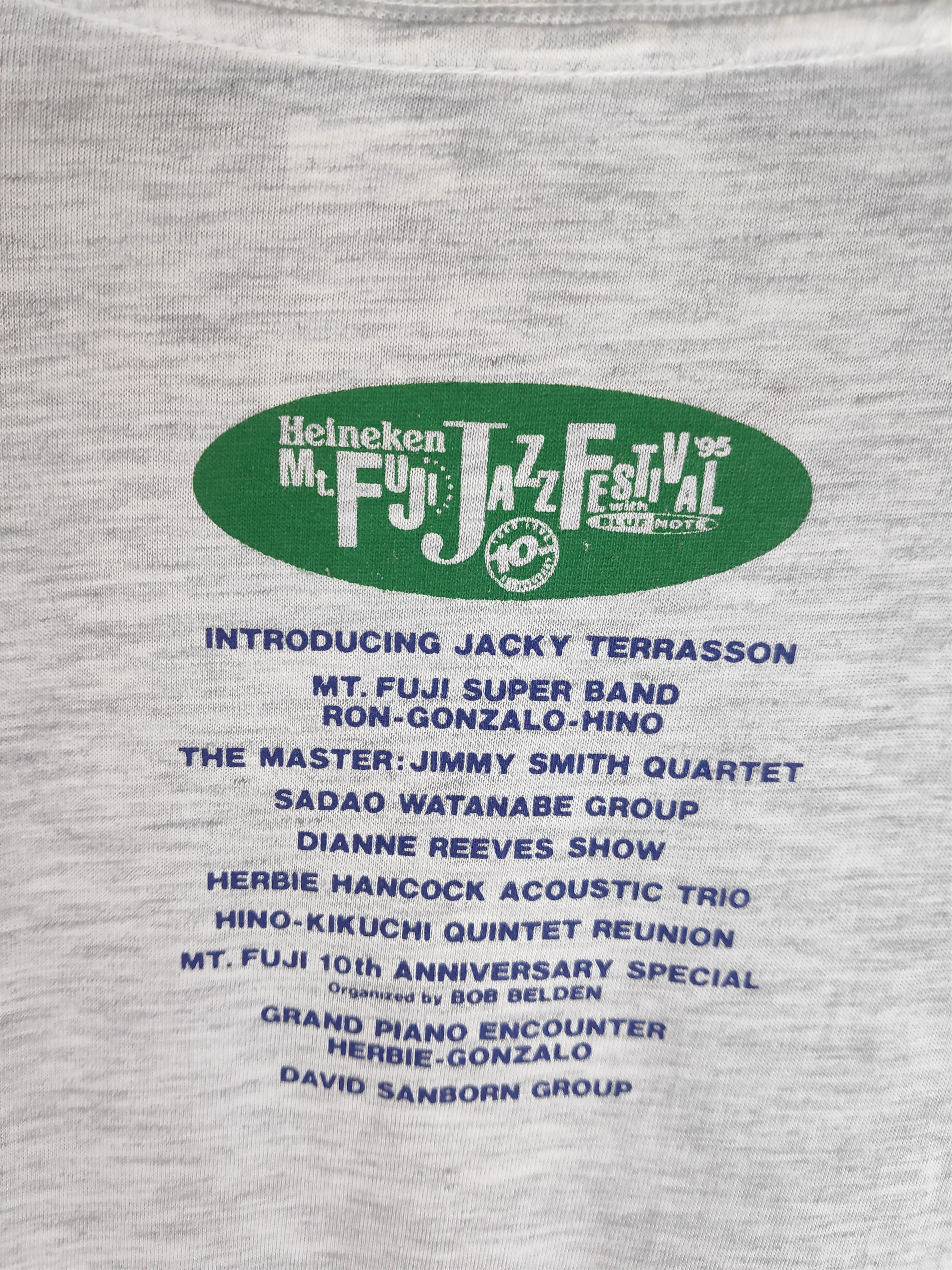 Band Tees Vtg 90s Jacky Terrasson Herbie Hancock Fuji Jazz Festival Size US L / EU 52-54 / 3 - 4 Thumbnail