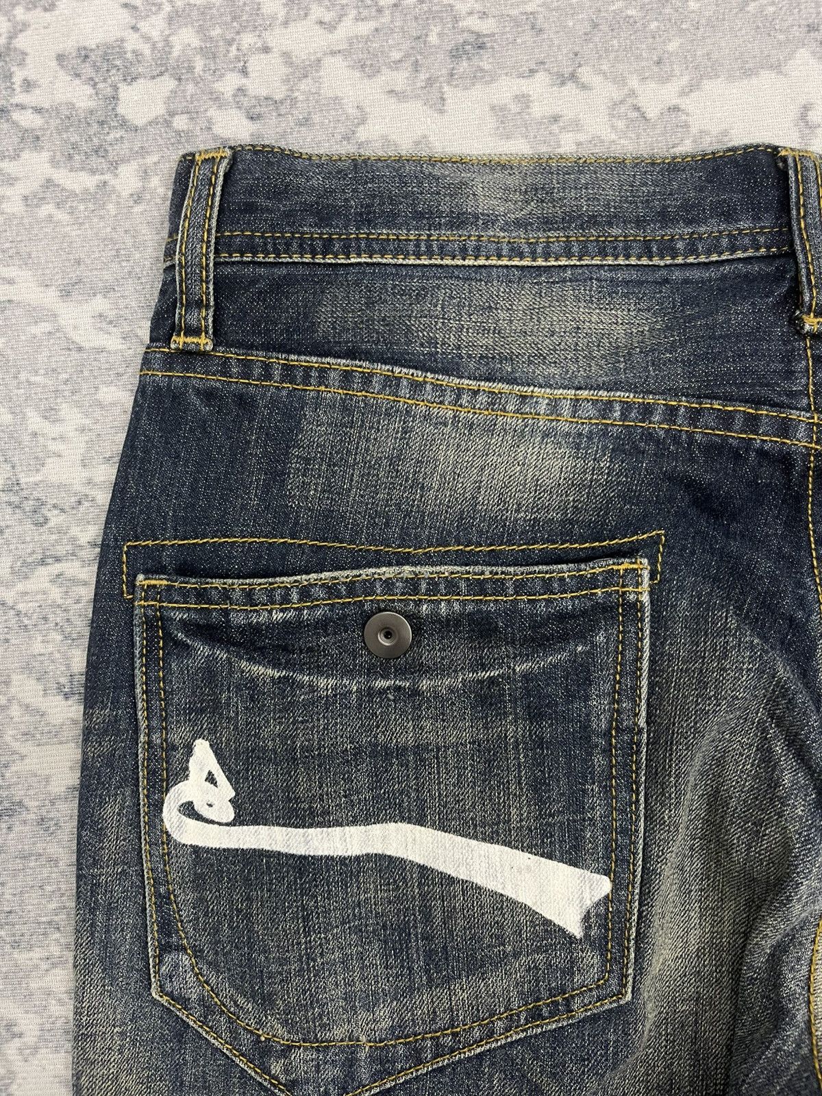 Smith's American Smiths American Ripped Denim Jeans Size US 33 - 12 Thumbnail