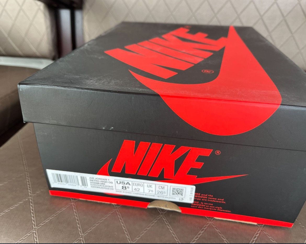 Jordan Brand Jordan 1 High ‘Black Gym Red’ Size US 8.5 / EU 41-42 - 8 Thumbnail