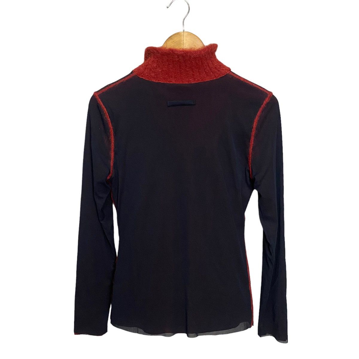 Designer × Jean Paul Gaultier Jean Paul GAULTIER FEMME Logo Embroidery Layered Mesh Top Size S / US 4 / IT 40 - 4 Thumbnail