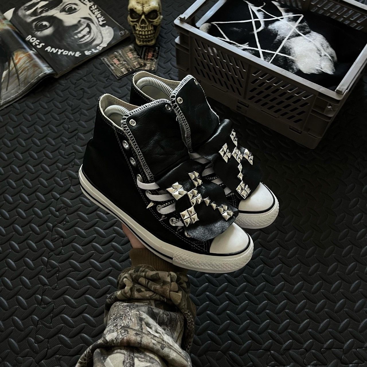 Converse Y2K CUSTOM LEATHER CONVERSE SIZE 37 Size US 6 / IT 36 - 1 Thumbnail