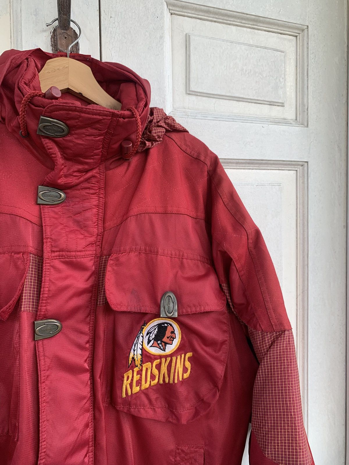 NFL Vintage 90s Washington Redskins NFL PROLINE Jacket Size US XL / EU 56 / 4 - 4 Thumbnail