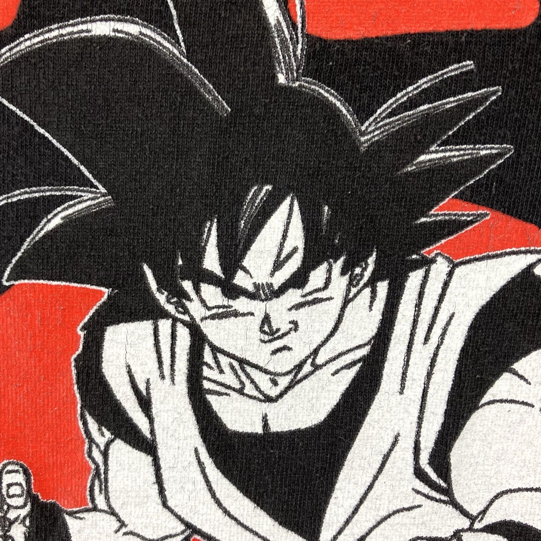 Vintage Dragon Ball Z T-Shirt Son Goku Double Sided Logo Black Cotton Adult Large Retro Anime Unisex Size US L / EU 52-54 / 3 - 7 Thumbnail