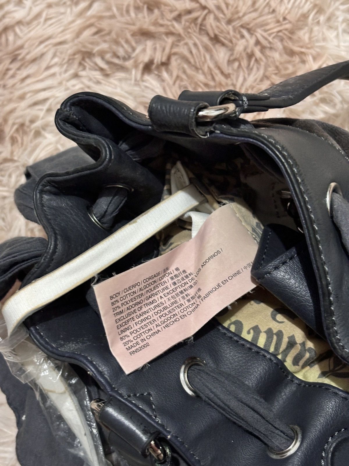 Juicy Couture × Vintage Vintage RARE Juicy Couture Scottie twin dogs Daydreamer bag Size ONE SIZE - 9 Thumbnail
