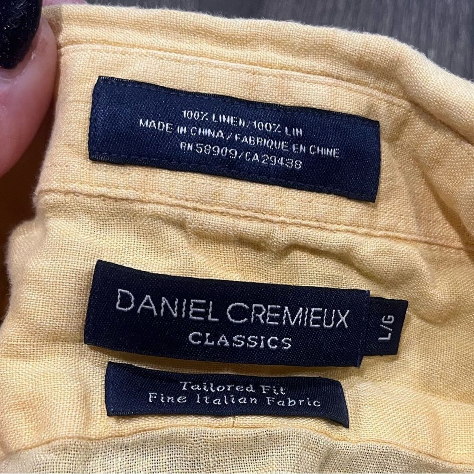 Daniel Cremieux Daniel Cremieux Mens Button-Up Shirt Short Sleeve Tailored L Size US L / EU 52-54 / 3 - 3 Thumbnail