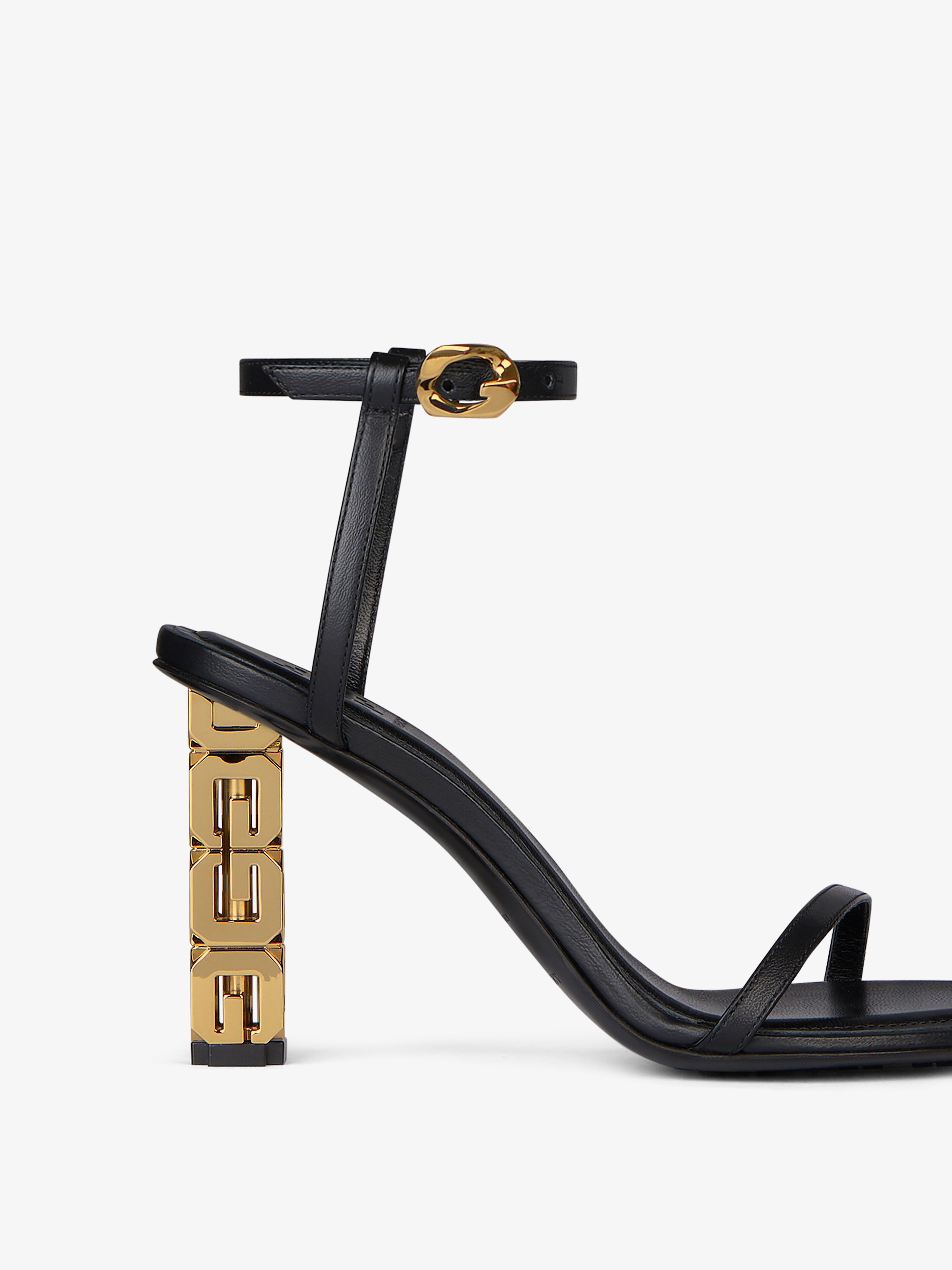 o1srvl11e0525 G Cube Sandals in Black