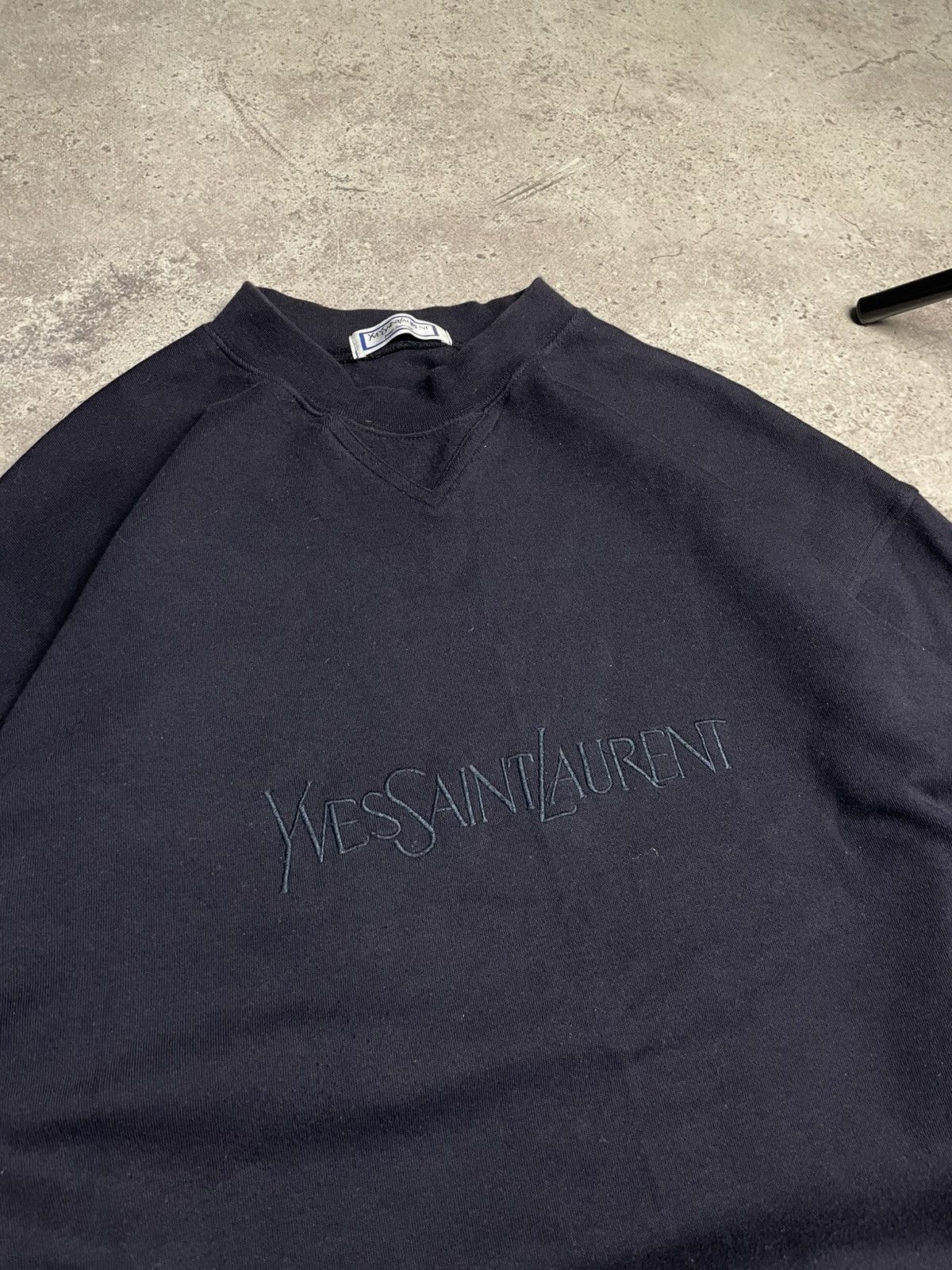 Yves Saint Laurent Vintage Yves Saint Laurent Sweatshirt Size US L / EU 52-54 / 3 - 3 Thumbnail