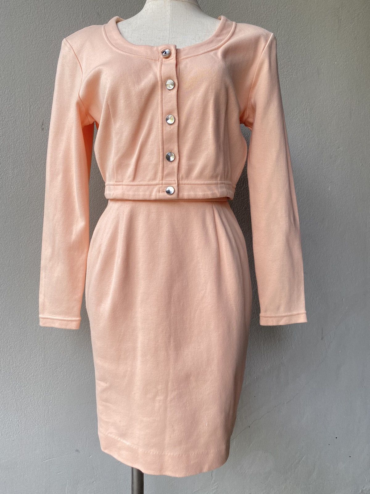 image of Courreges Pink Coral Suit Set in Orange, Women's (Size Large)