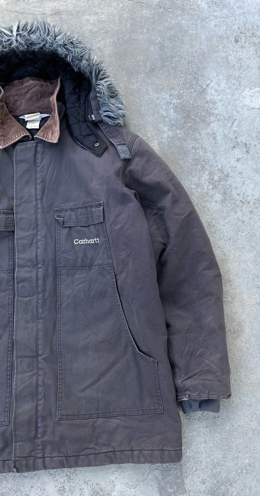 Carhartt 🔥Vintage Carhartt Arctic Jacket With Removable Hood Size US XL / EU 56 / 4 - 5 Thumbnail