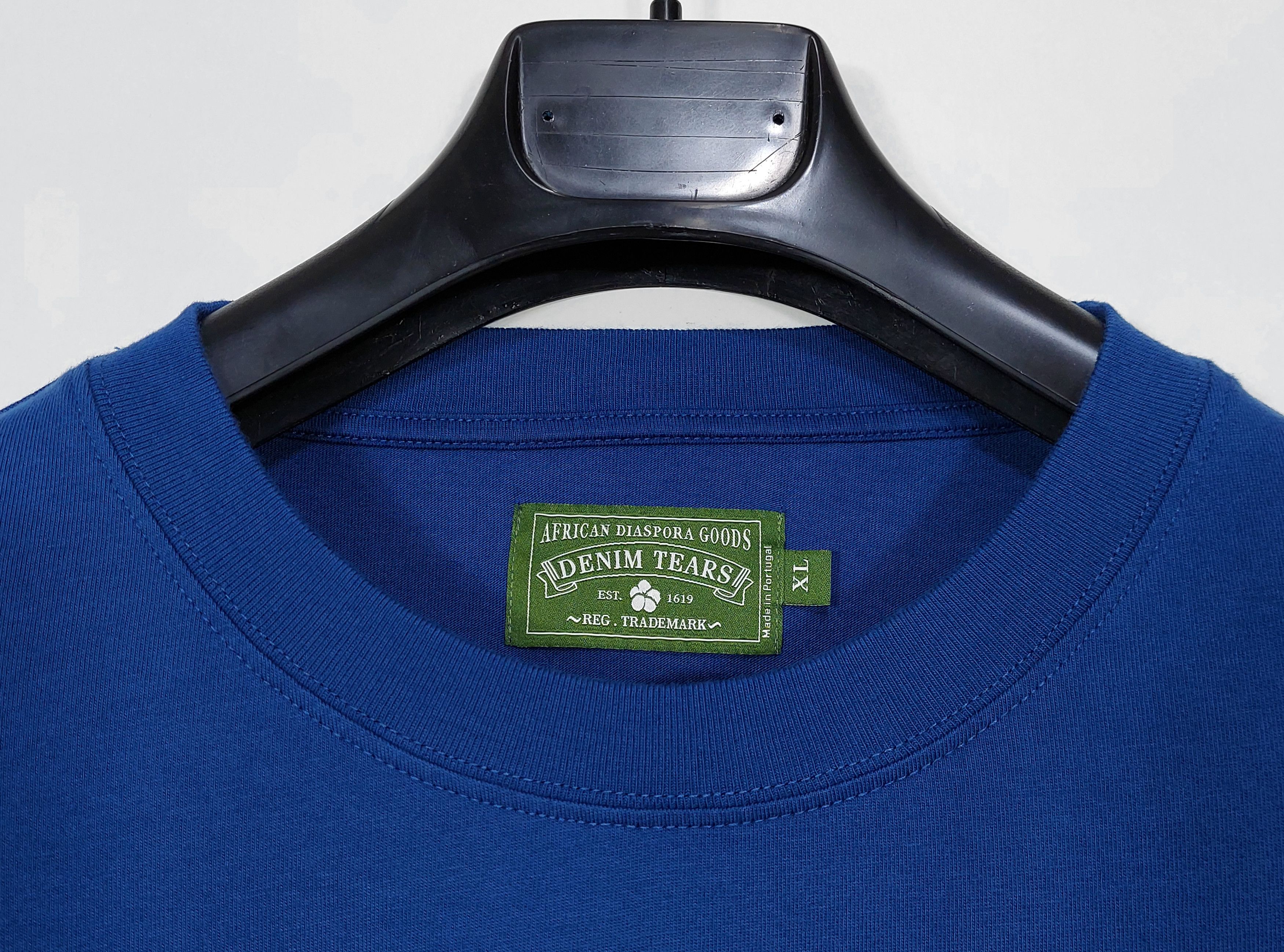 DENIM TEARS peace wreath long sleeve tshirt - blue XL Size US XL / EU 56 / 4 - 2 Thumbnail