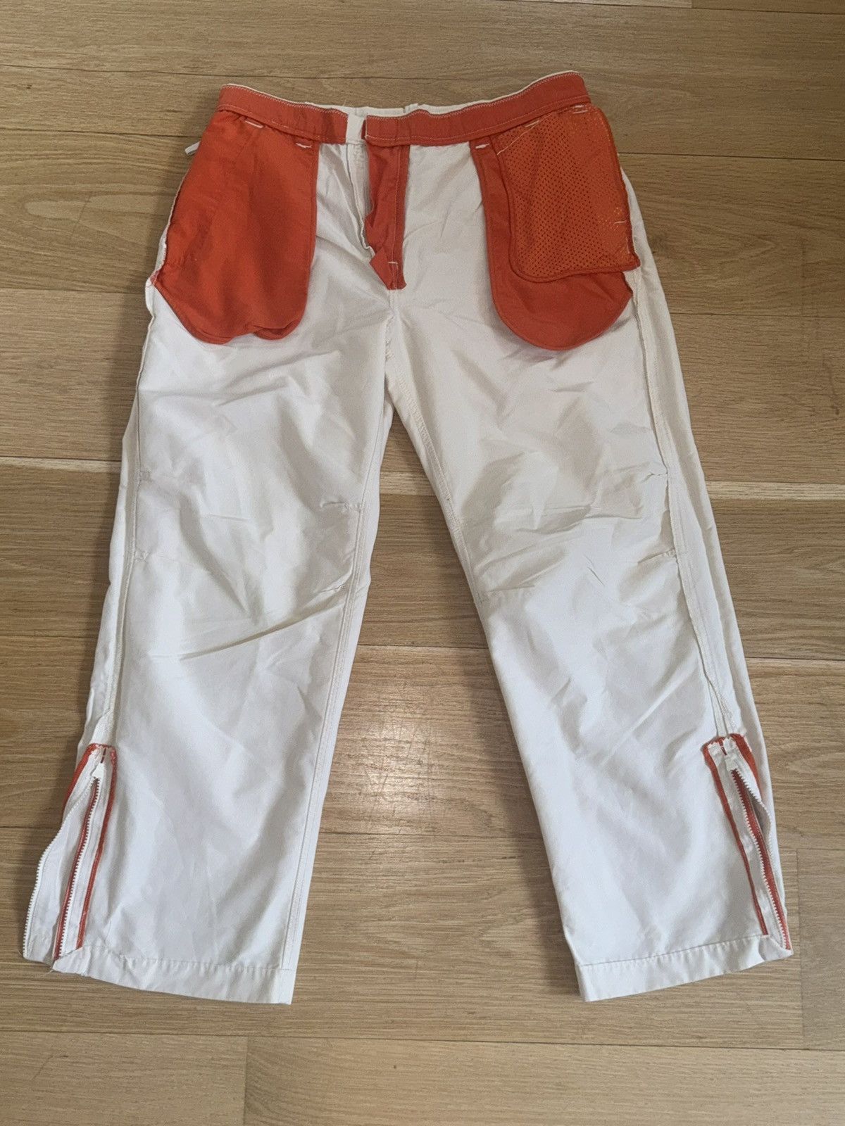 Gap vintage gap technical utility cargo pants wide leg archive Size US 35 - 6 Thumbnail