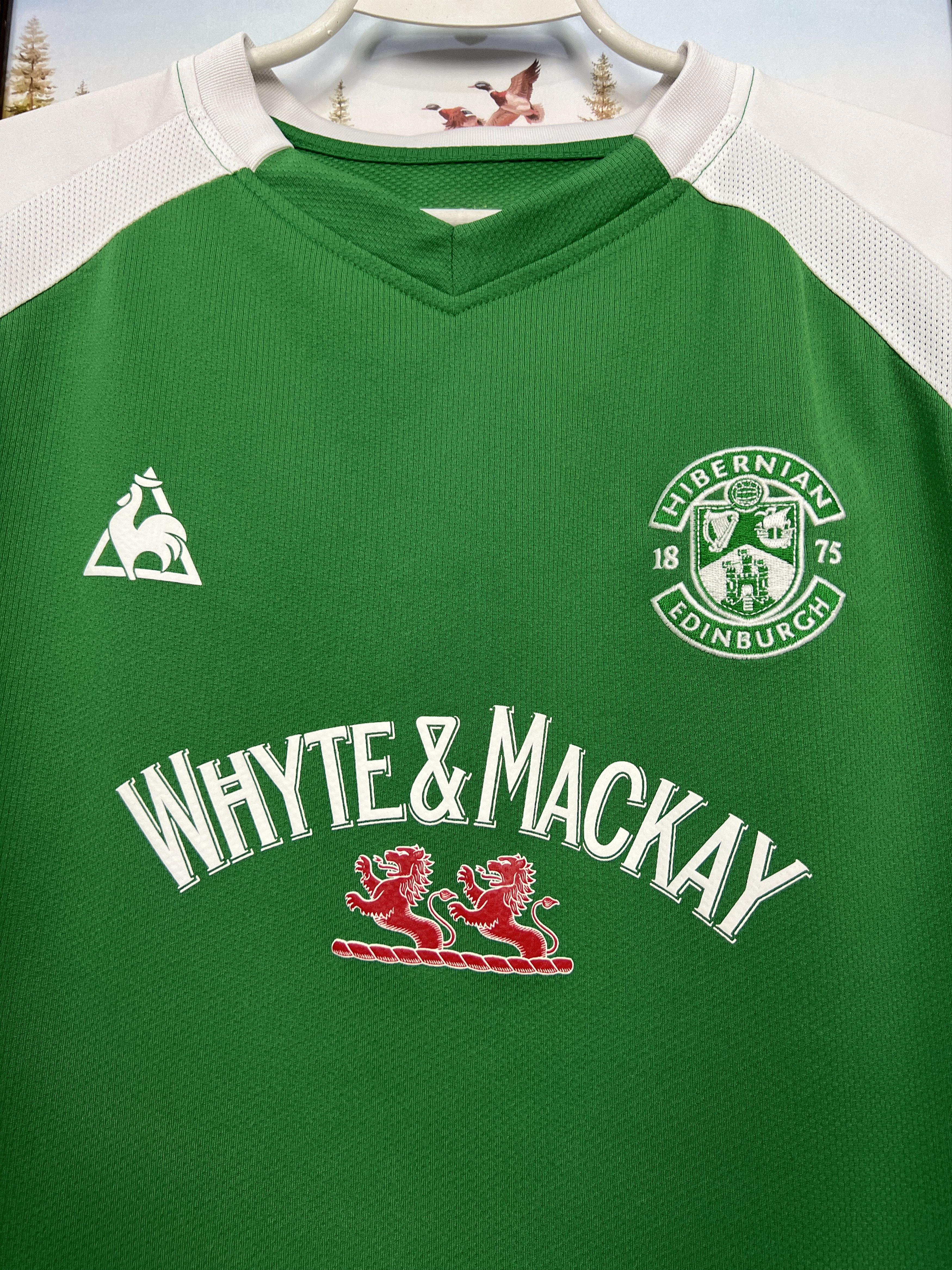 Le Coq Sportif Hibernian Home football shirt 2006 Soccer Jersey Size US L / EU 52-54 / 3 - 3 Thumbnail