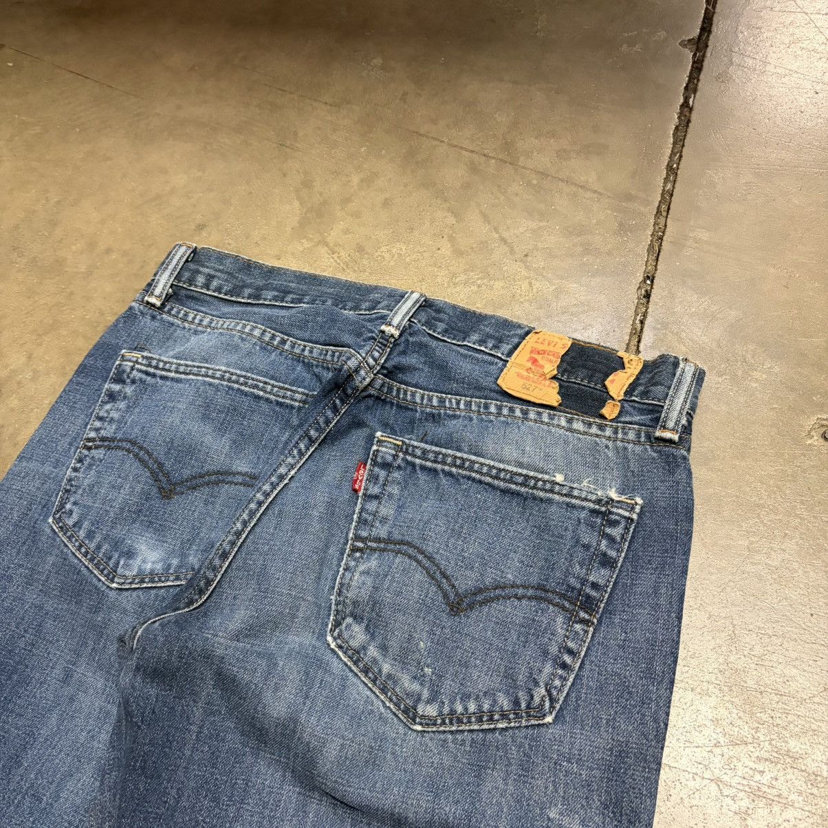 Levi's Vintage Levis 517 Bootcut Denim Jeans Grunge Western Cowboy Size US 30 / EU 46 - 9 Thumbnail