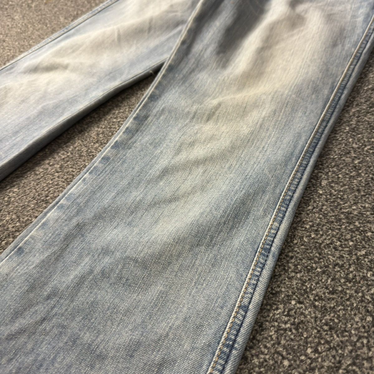 Beauty Beast 🔥🇯🇵 Flared Sick Vintage Y2K Levis 553 Ripped Jeans W31 Size US 31 - 5 Thumbnail