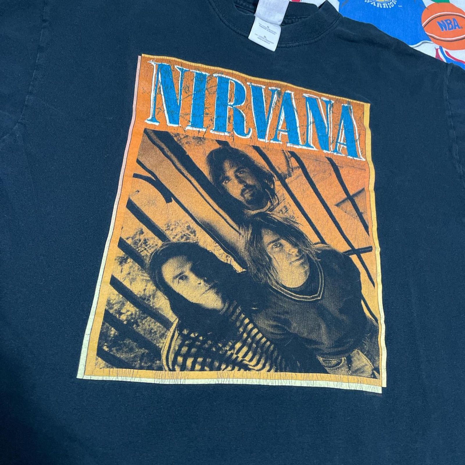 Band Tees × Vintage Vintage 2004 Nirvana Kurt Cobain Album Cover Promo Tour Tee Size US M / EU 48-50 / 2 - 3 Thumbnail
