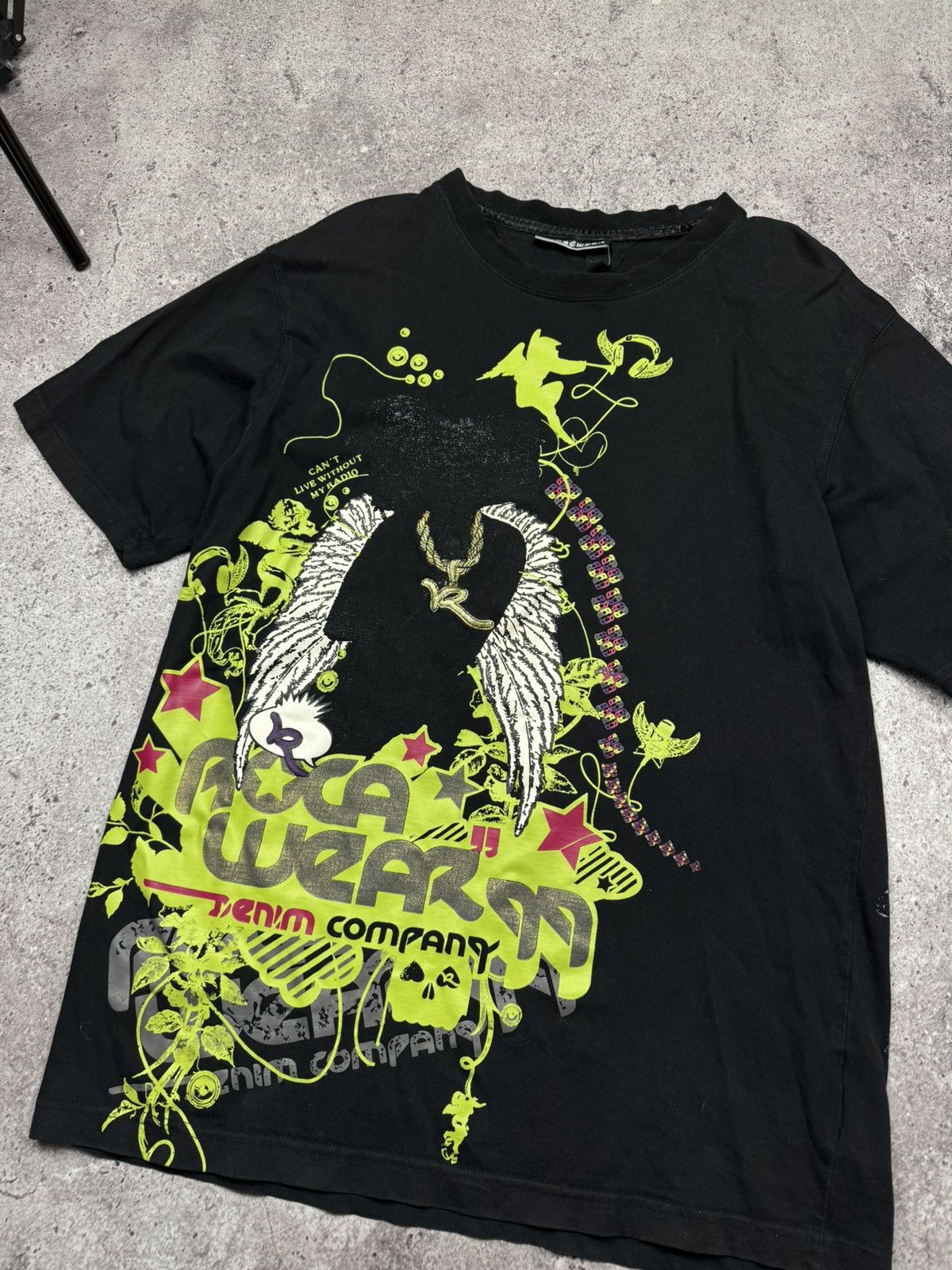 Rocawear Crazy Vintage Y2K Baggy Roca Wear Fubu Style Ed hardy Shirt Size US M / EU 48-50 / 2 - 4 Thumbnail
