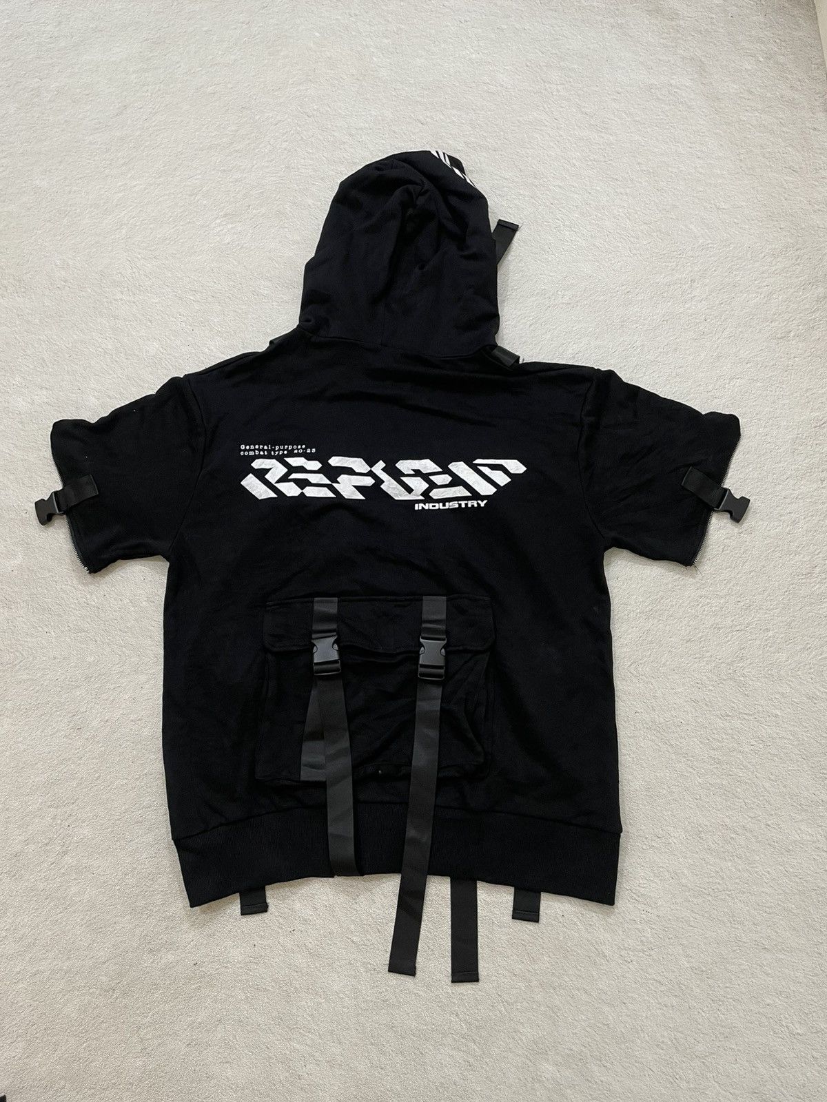 Japanese Brand 00s Tactical Harness Hoodie Techwear Bondage Y2K LGB Hysteri Size US XL / EU 56 / 4 - 8 Thumbnail