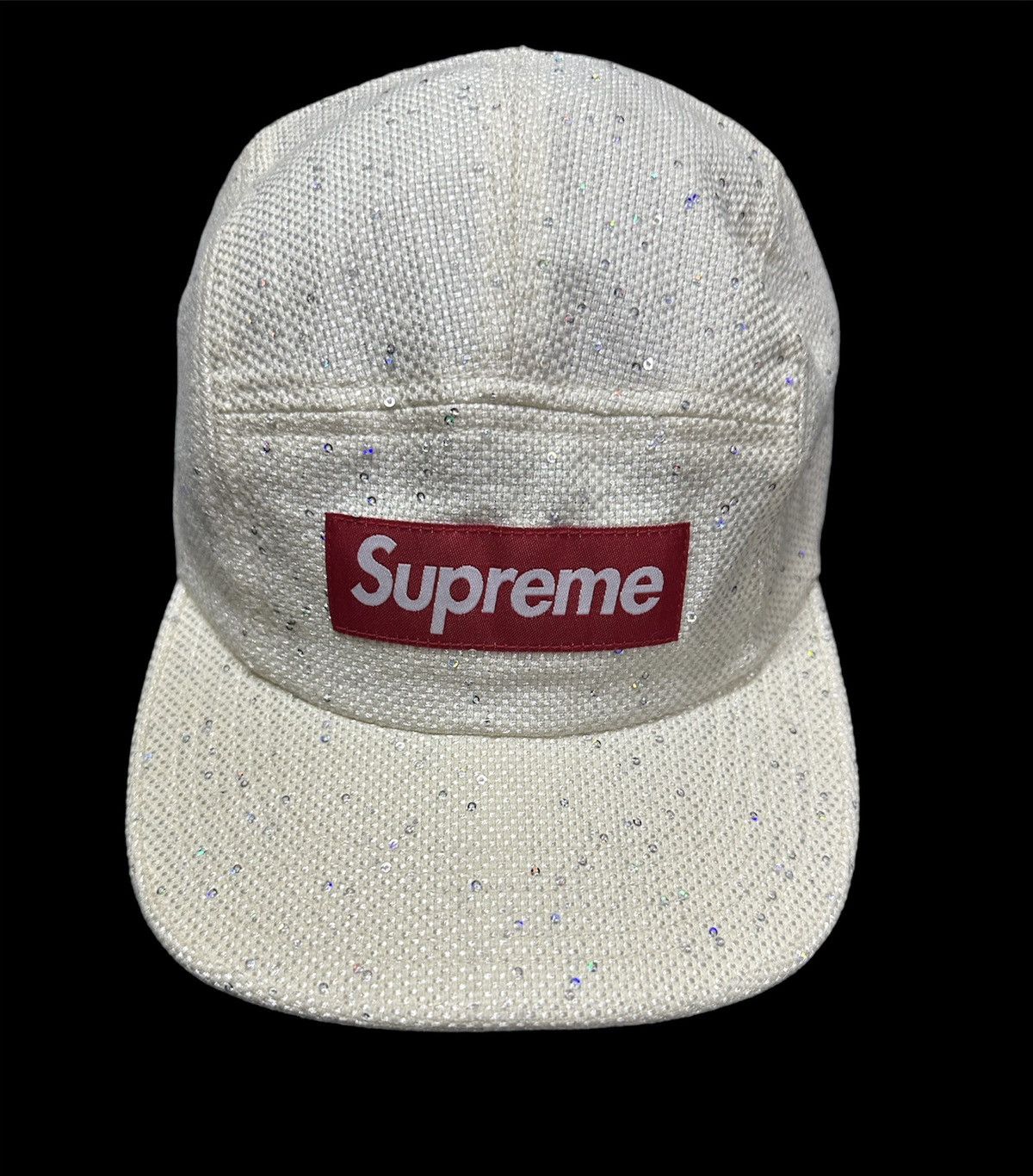 Supreme glitter 5 panel cap