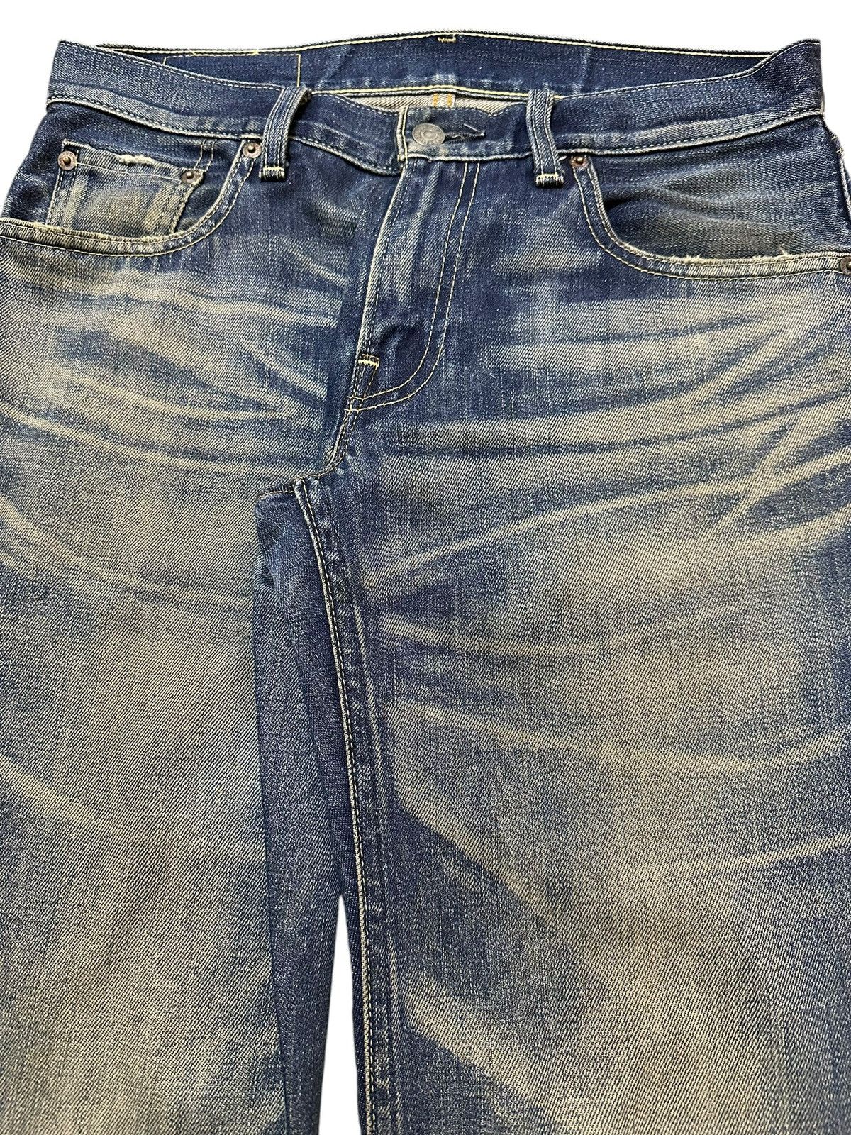 Levi's Vintage Levis 502 Mud Faded Wash Distress Style Loose Jeans Size US 31 - 4 Thumbnail