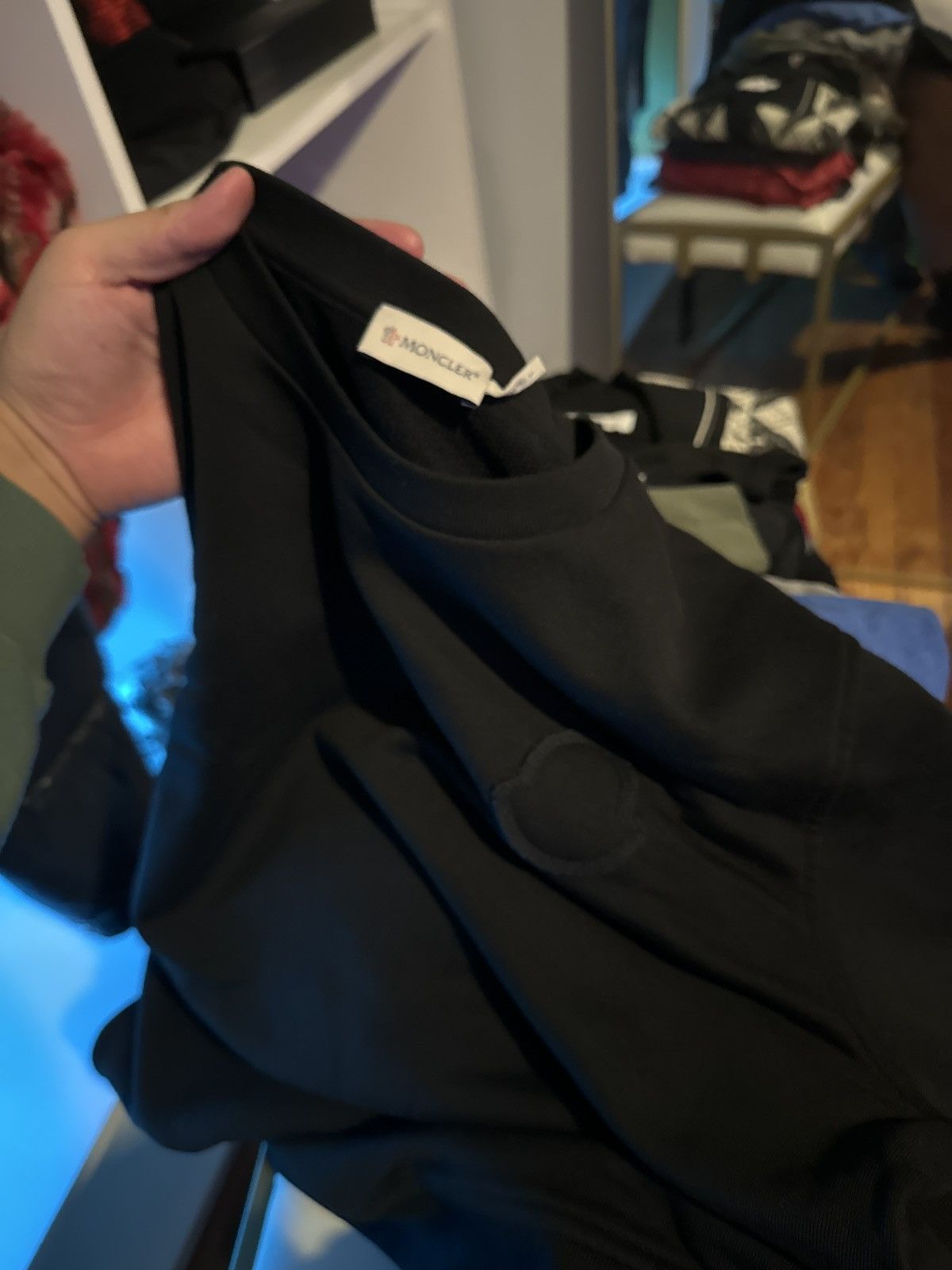 Moncler Moncler All Black Sweatshirt Size US M / EU 48-50 / 2 - 5 Thumbnail