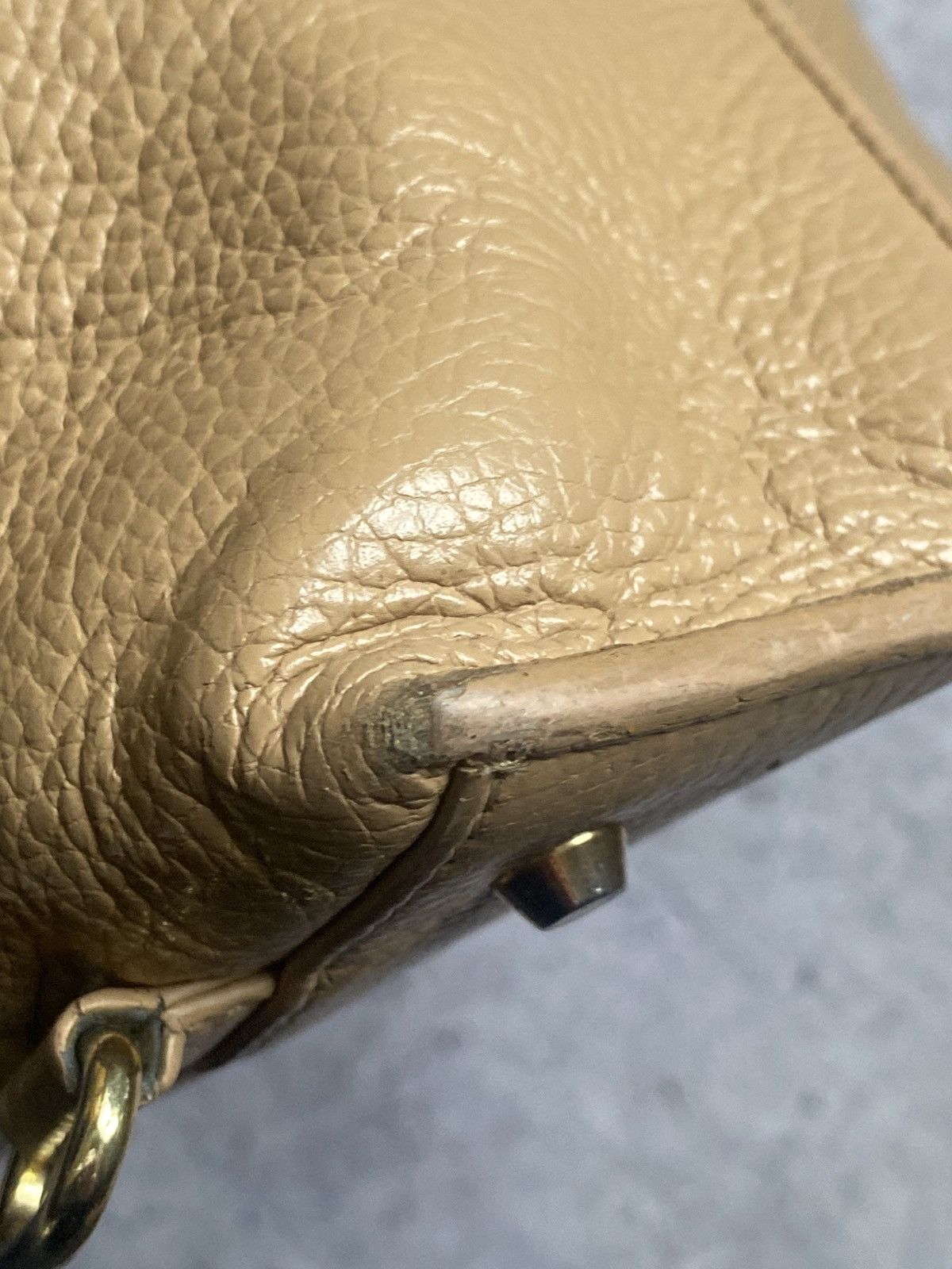 Other Ameli Zurich Central Bag Beige Pebbled Leather Luxury Italy Size ONE SIZE - 15 Thumbnail