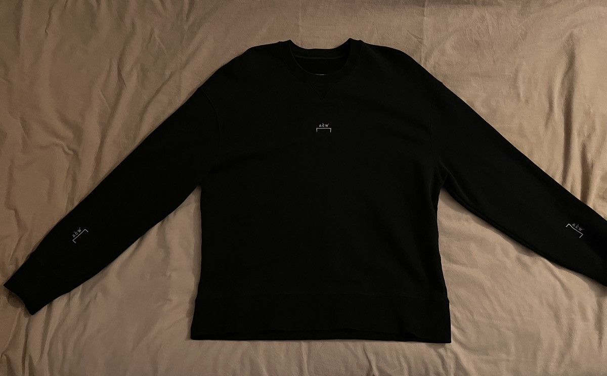 image of A Cold Wall Acw Essential Crewneck in Black, Men's (Size Medium)