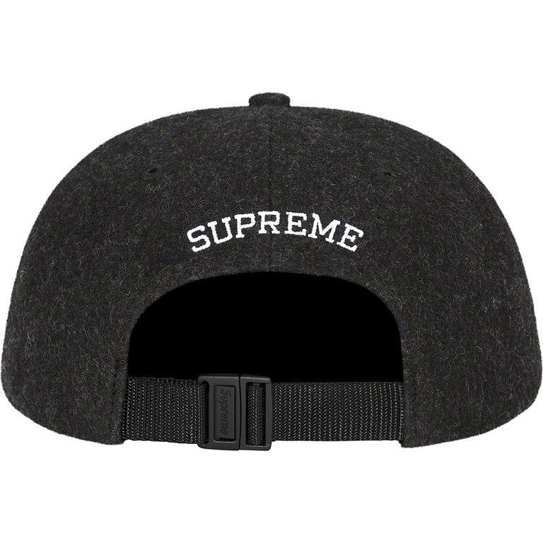Supreme Supreme Waxed Wool 6-Panel 'Black' Size ONE SIZE - 2 Thumbnail