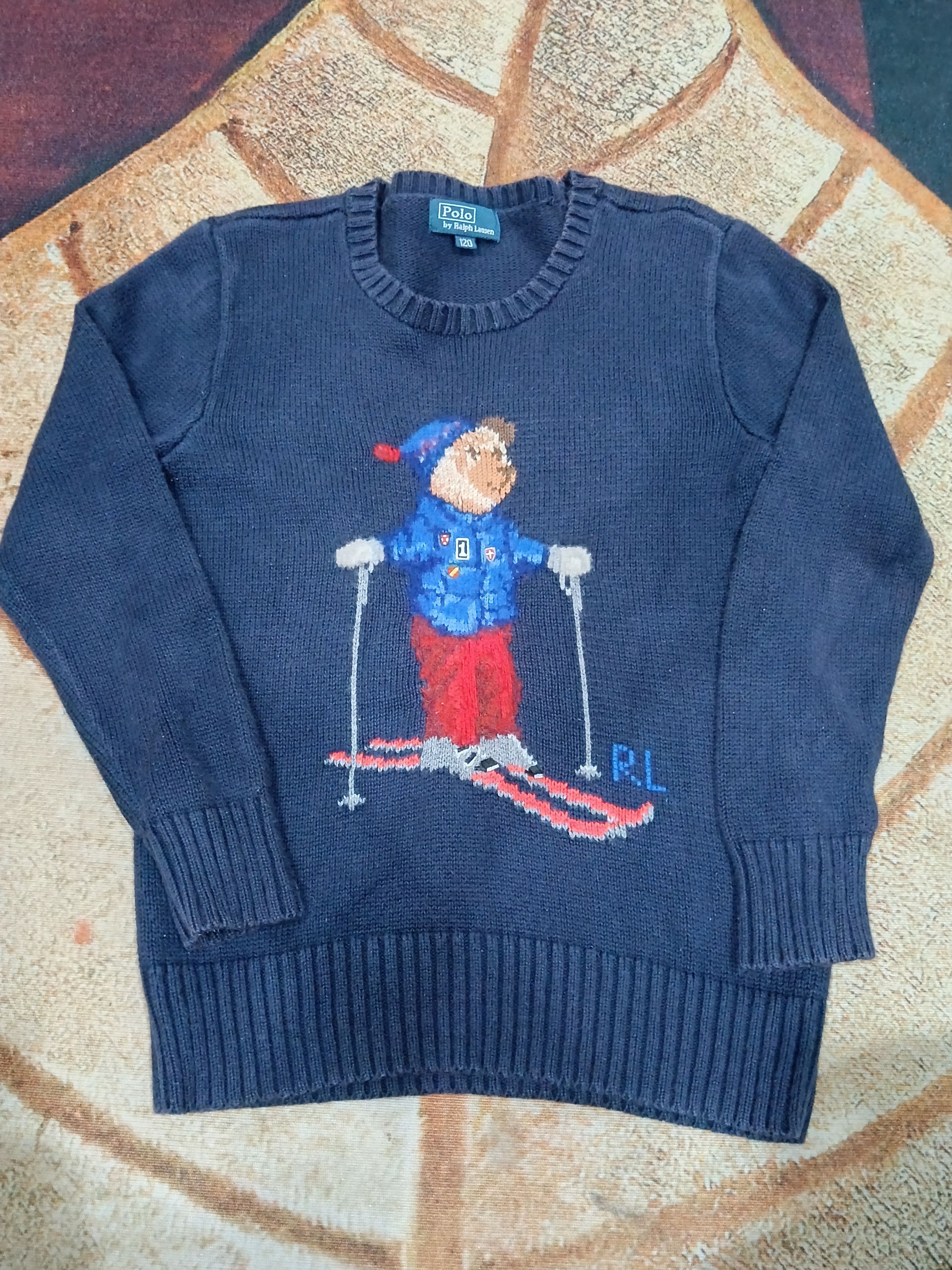 Polo Ralph Lauren VINTAGE POLO by RALPH LAUREN POLO BEAR KNIT KID'S SIZE Size US XXS / EU 40 - 1 Thumbnail