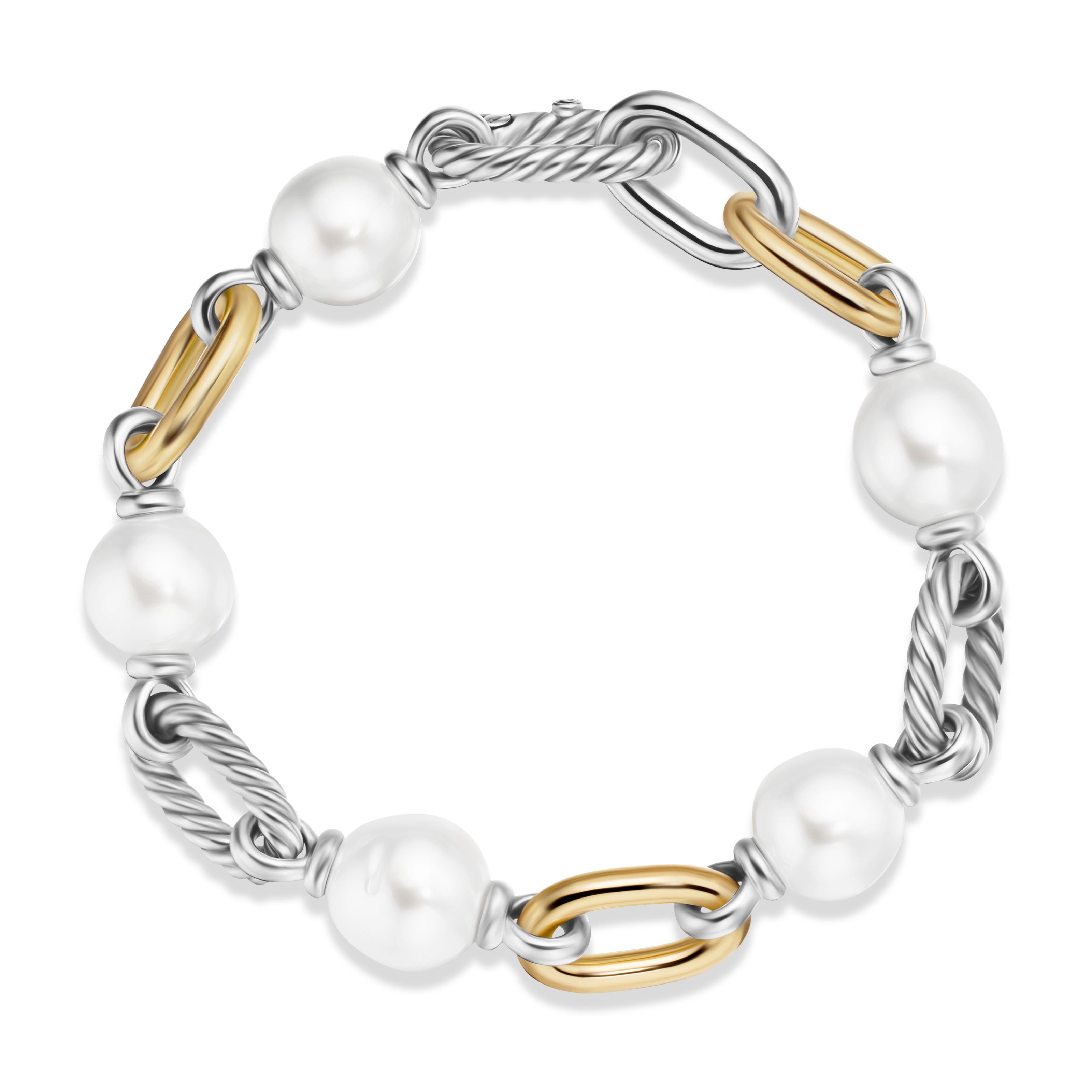 David Yurman o1w1db10526 B18439 Size:M/Chain Bracelet in Silver Size ONE SIZE - 4 Thumbnail