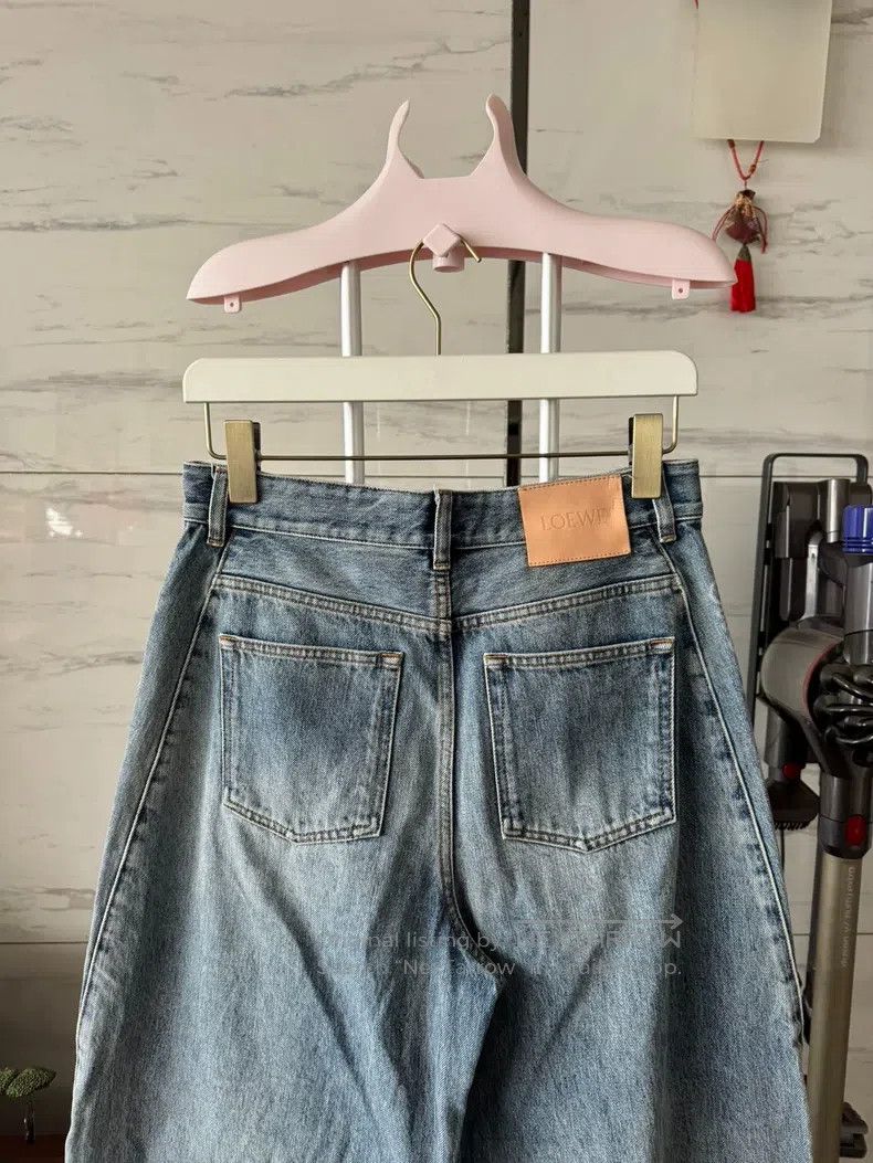 Loewe Loewe SS25 Pre-selected Series Curved Knife Denim Trousers Size 25" / US 0 / IT 36 - 7 Thumbnail