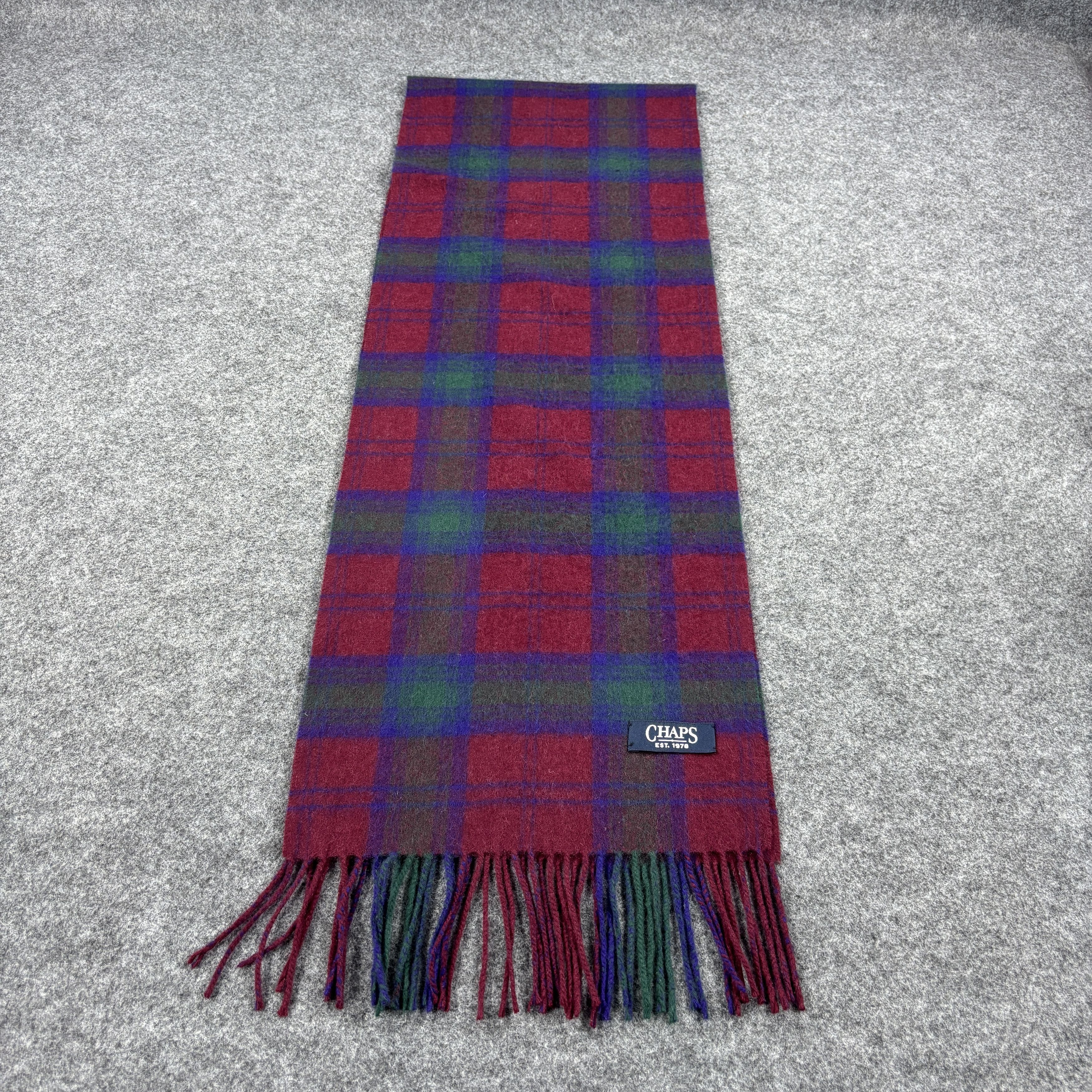 Chaps × Vintage GF10724 Chaps Scarf Neck Wear Muffler Nova Check Size ONE SIZE - 2 Thumbnail