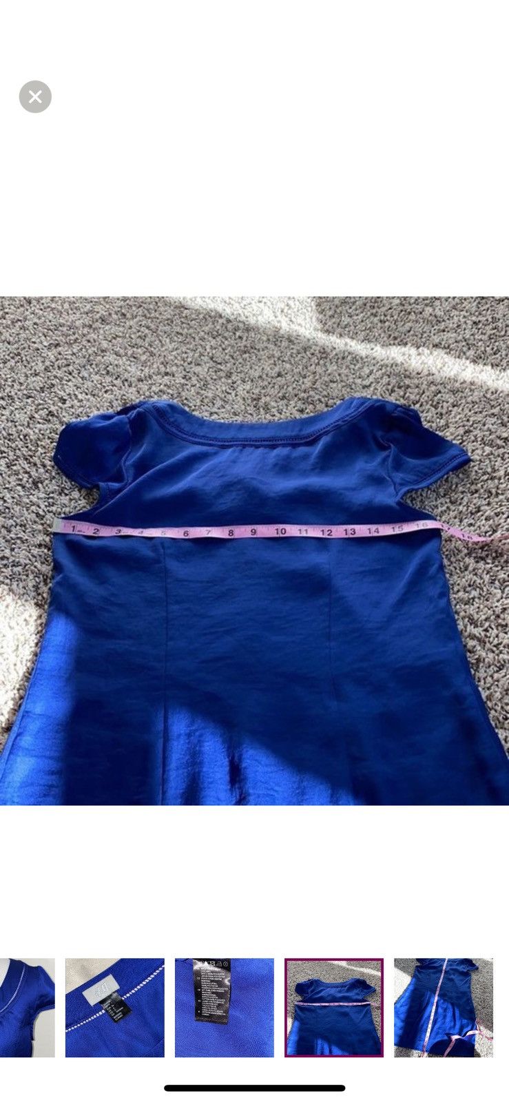 H&M H&M blue shift dress size 6 Size M / US 6-8 / IT 42-44 - 5 Thumbnail