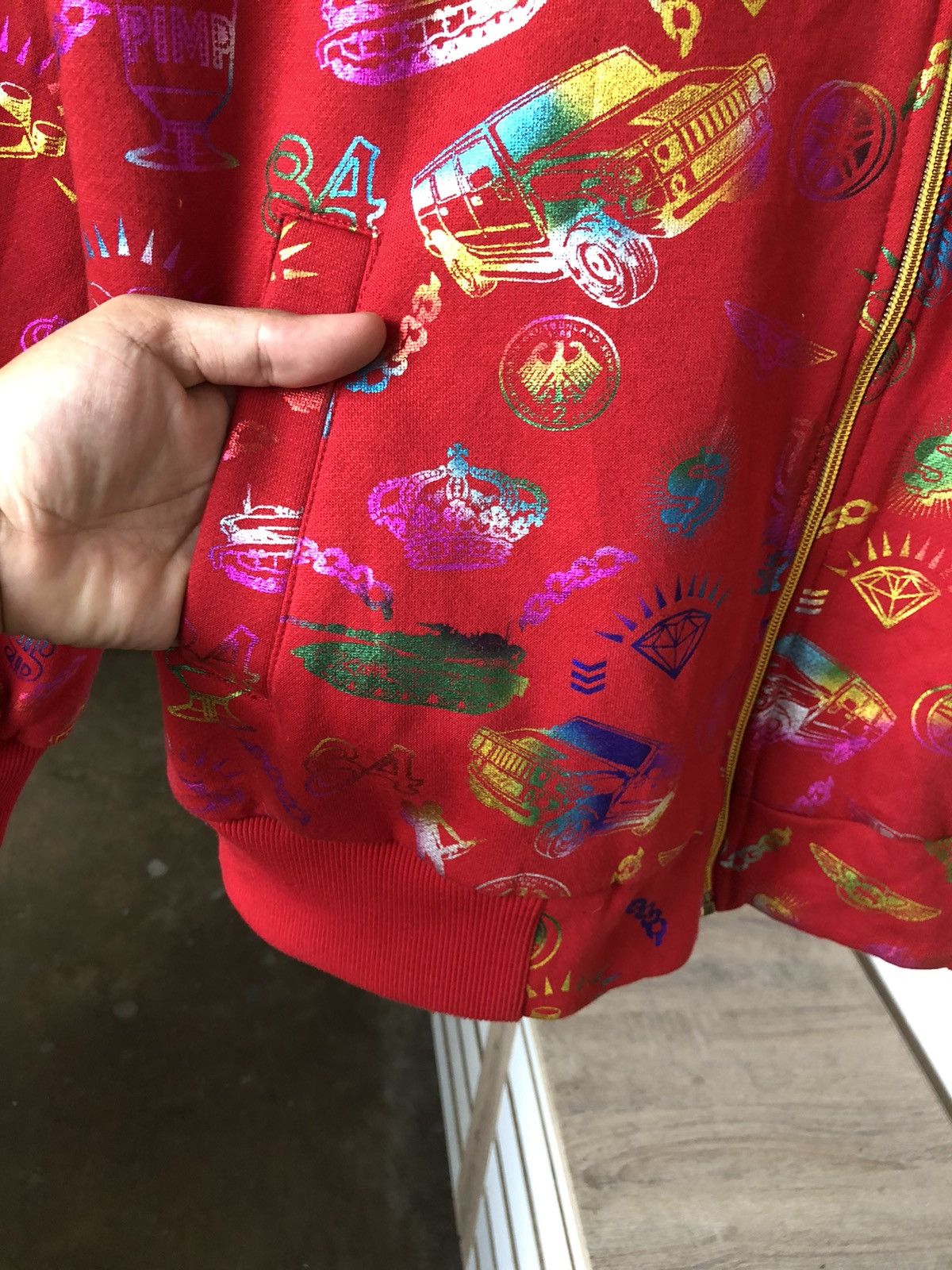 Japanese Brand Rare❗️Vintage All Nation Are One Full Print Sweater Hoodie Size US L / EU 52-54 / 3 - 9 Thumbnail
