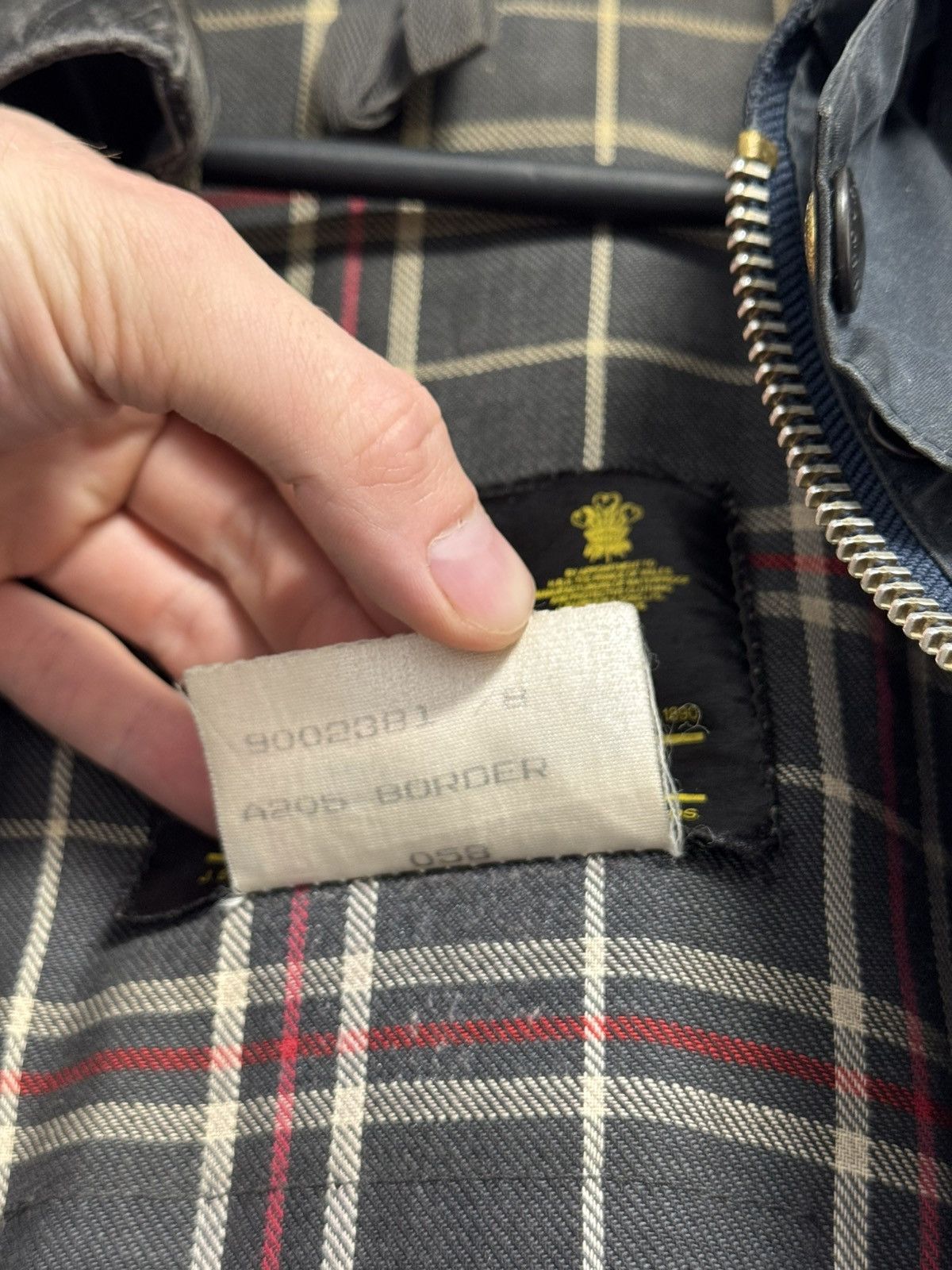 Barbour Barbour Border Wax Jacket Mens C40 102cm Navy Blue Vintage Size US XL / EU 56 / 4 - 21 Thumbnail