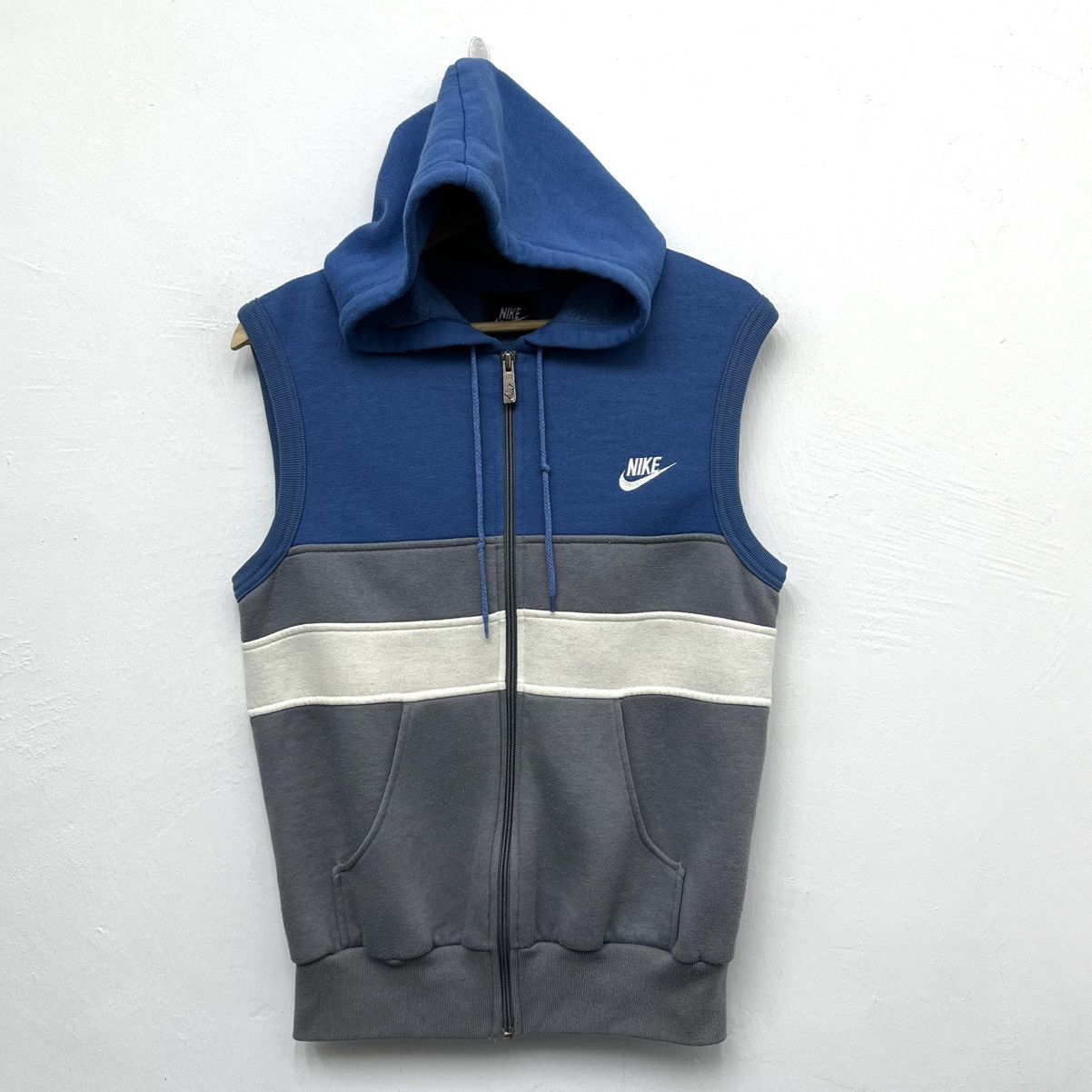 Nike Vintage Nike Sleeveless Hoodie Size US S / EU 44-46 / 1 - 1 Thumbnail